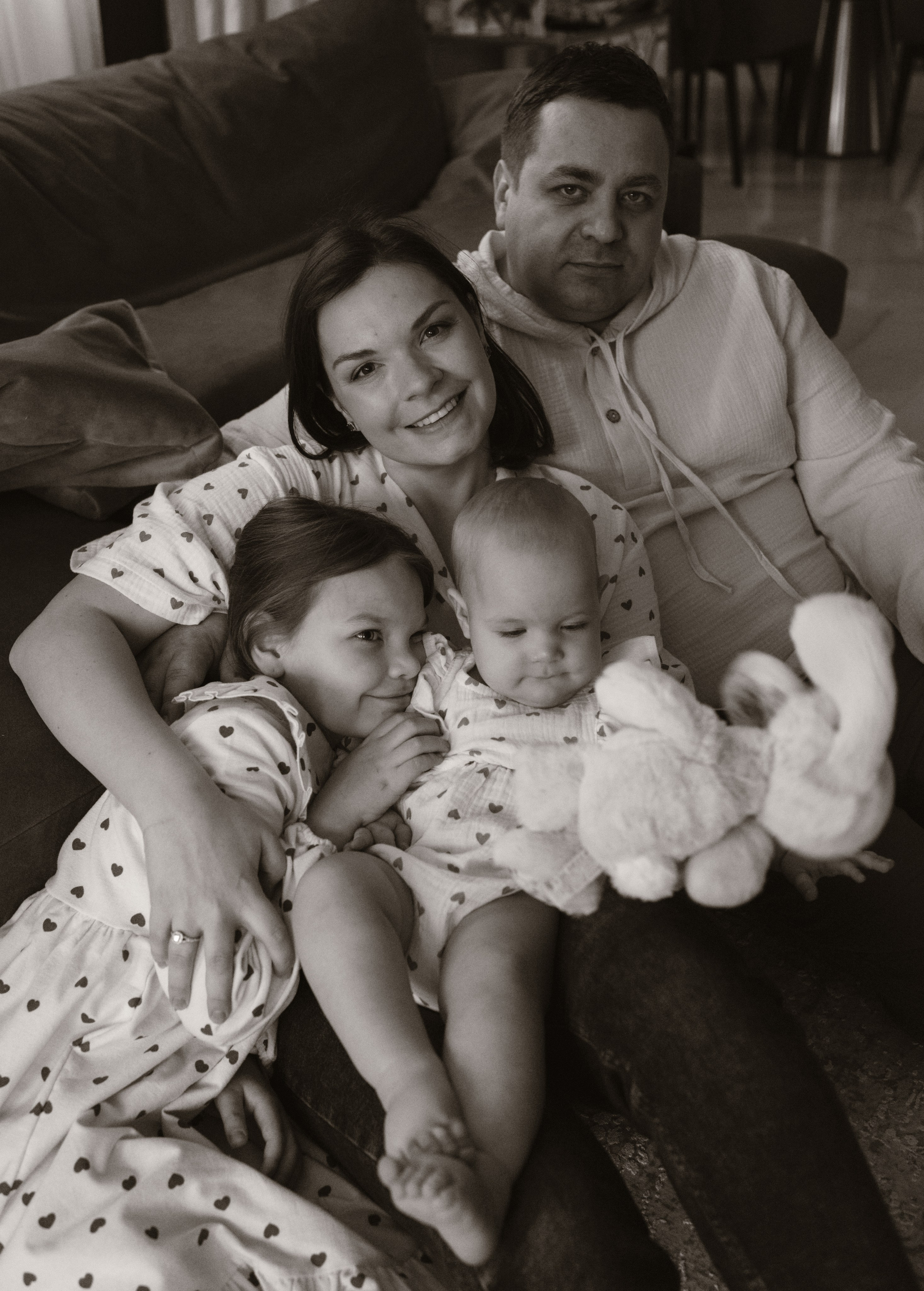 Сергей, Анна, Даша и Маша. Семейный фотограф Юлия Власова