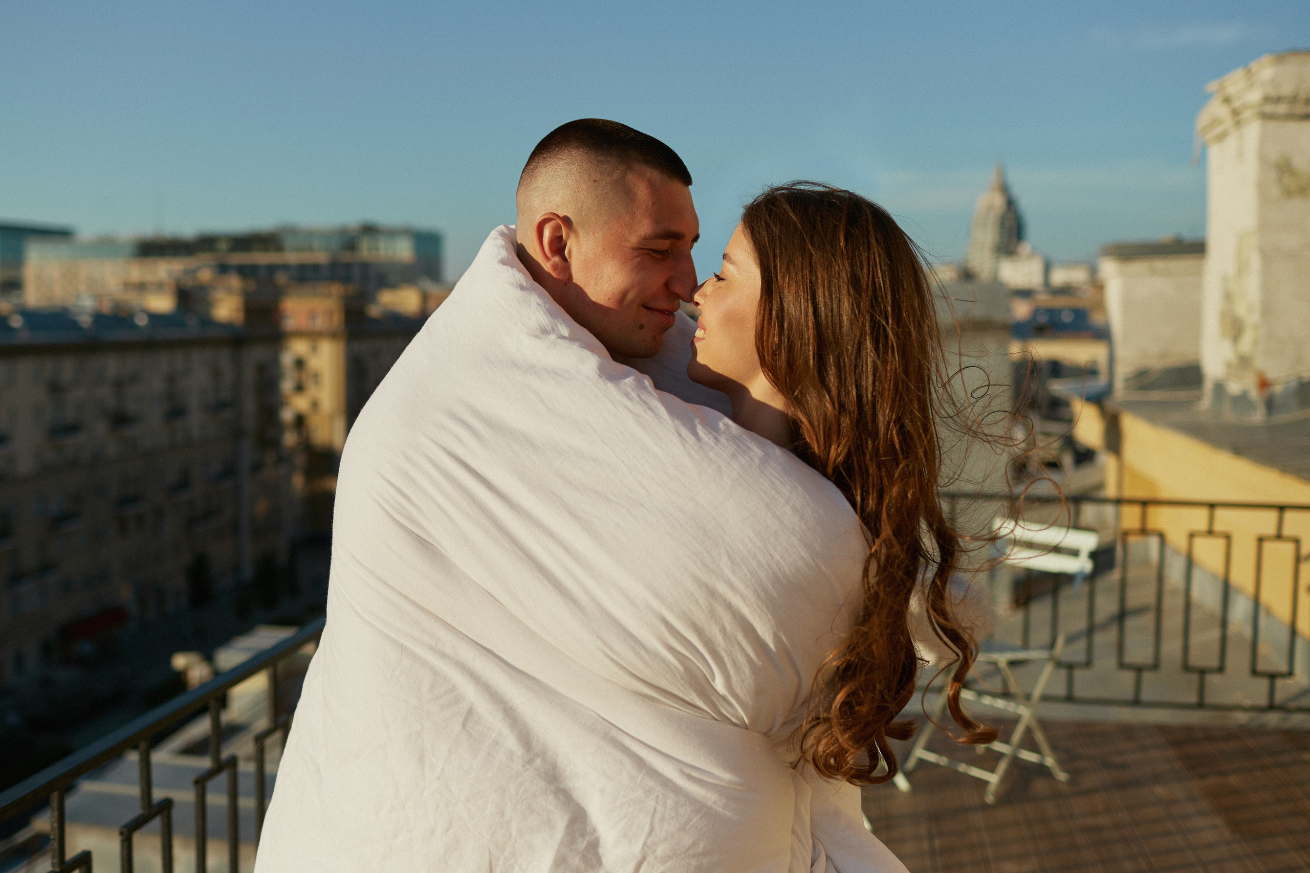 Любовь на крыше. Свадебный фотограф Москва Татьяна Кундельчук