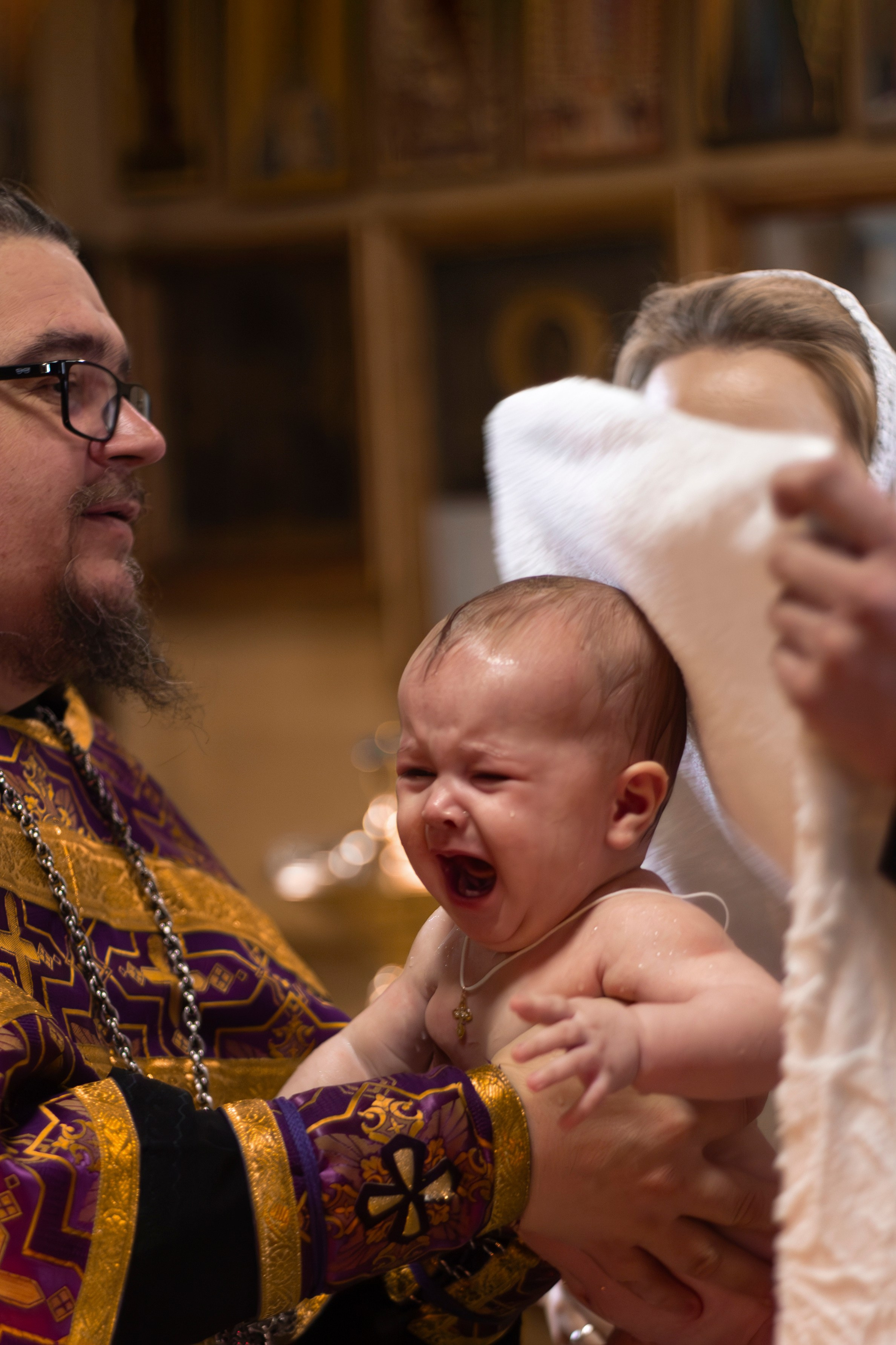 Таинство крещения, Крещение в Бологое, Крещение, платок на крещение. Свадебный и семейный фотограф Бологое Тверь — Ninel