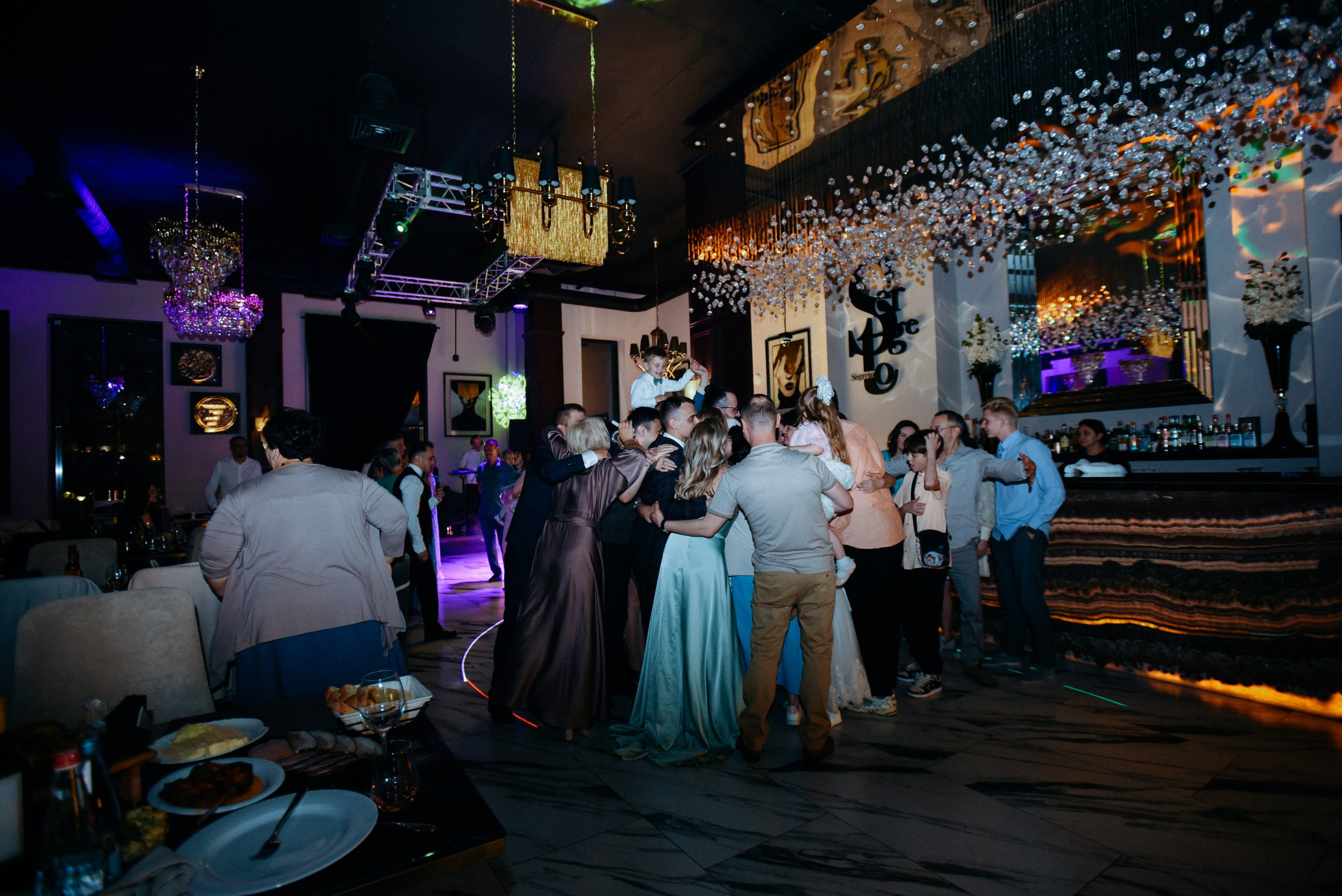 Виктор и Ангелина Банкет на 100 гостей Ресторан Segreto. Фотограф Лола Волна, город Москва