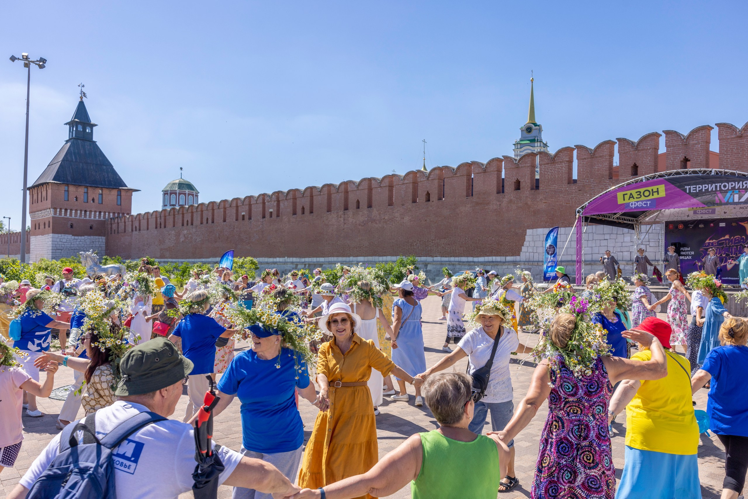 Фестиваль «Ромашковый хоровод». Северная ходьба. Фотограф в Туле Крупский АнДРей. Фотостудия «КАДР71» в Туле