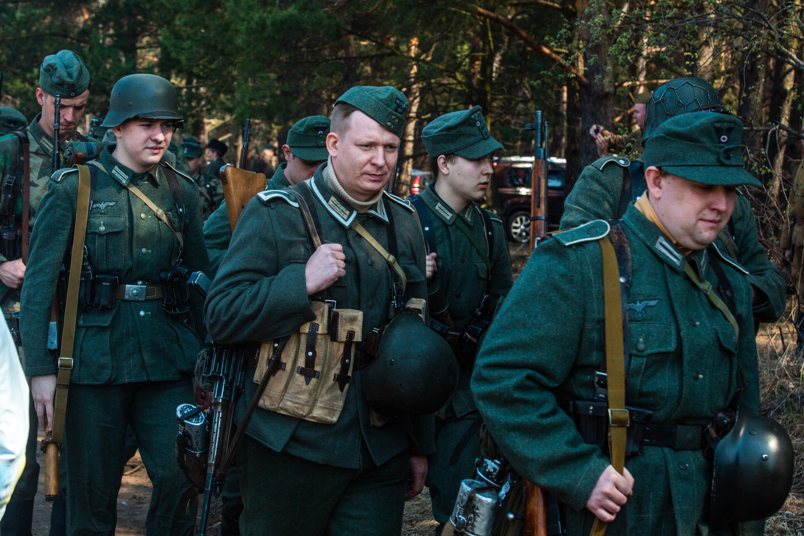 РЕКОНСТРУКЦИЯ БОЯ — ВОВ — БИТВА ЗА ГОРОД. Профессиональный фотограф в Мценске и Орловской области