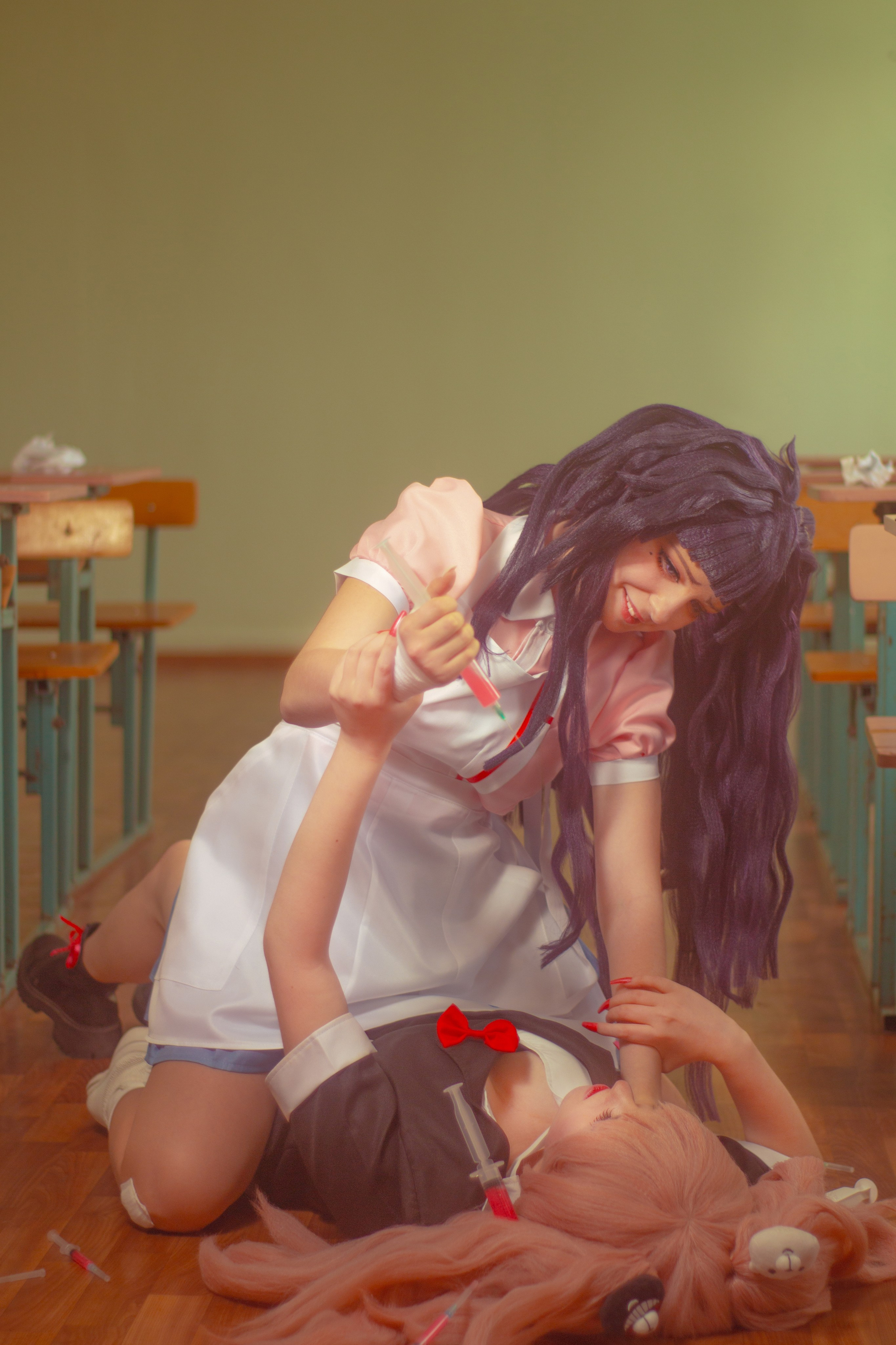 Enoshima Junko & Tsumiki Mikan (Danganronpa), Магадан-Ола 2024. Фотограф NotSilver