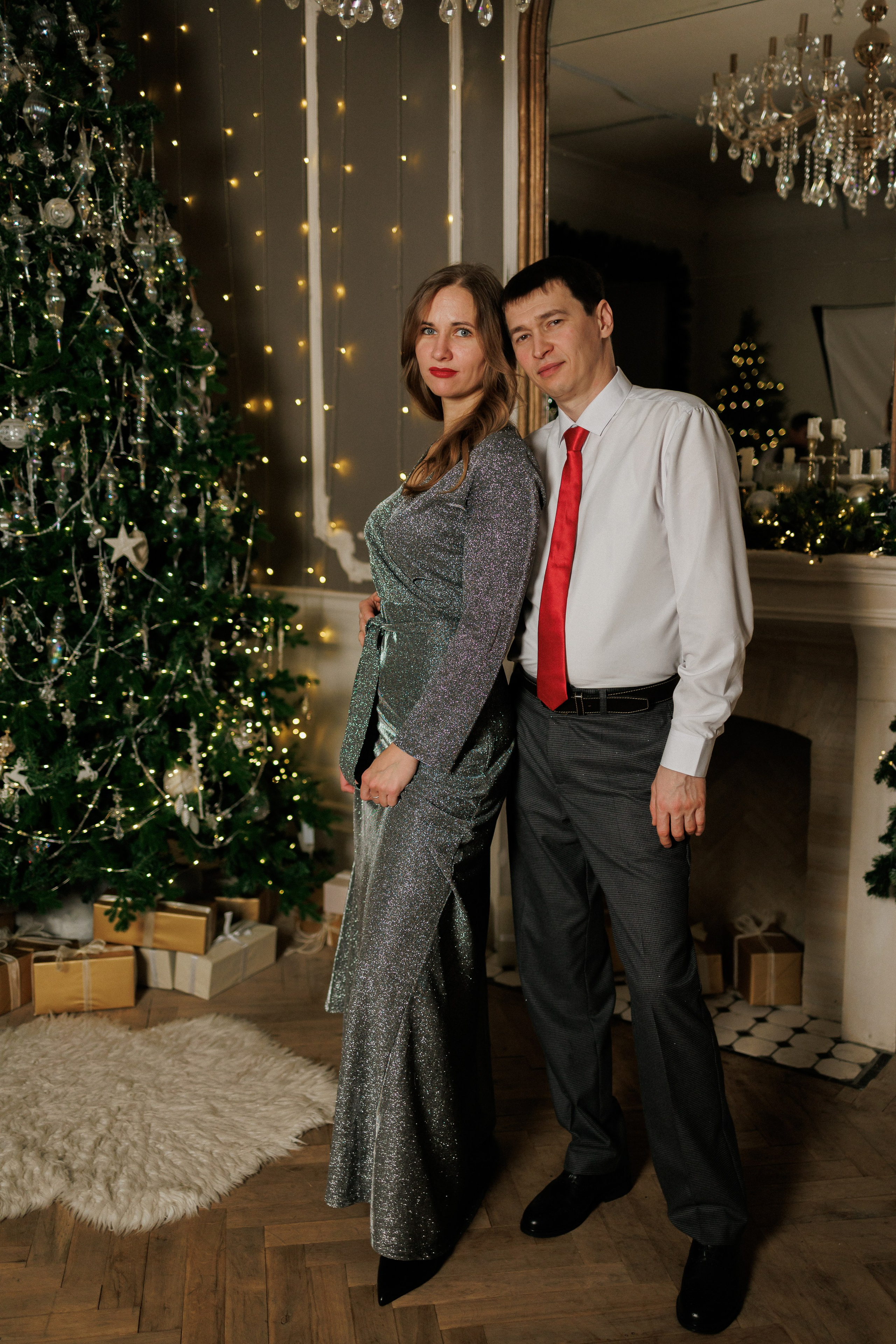 Семейная новогодняя фотосессия. Семейный фотограф г. Тюмень