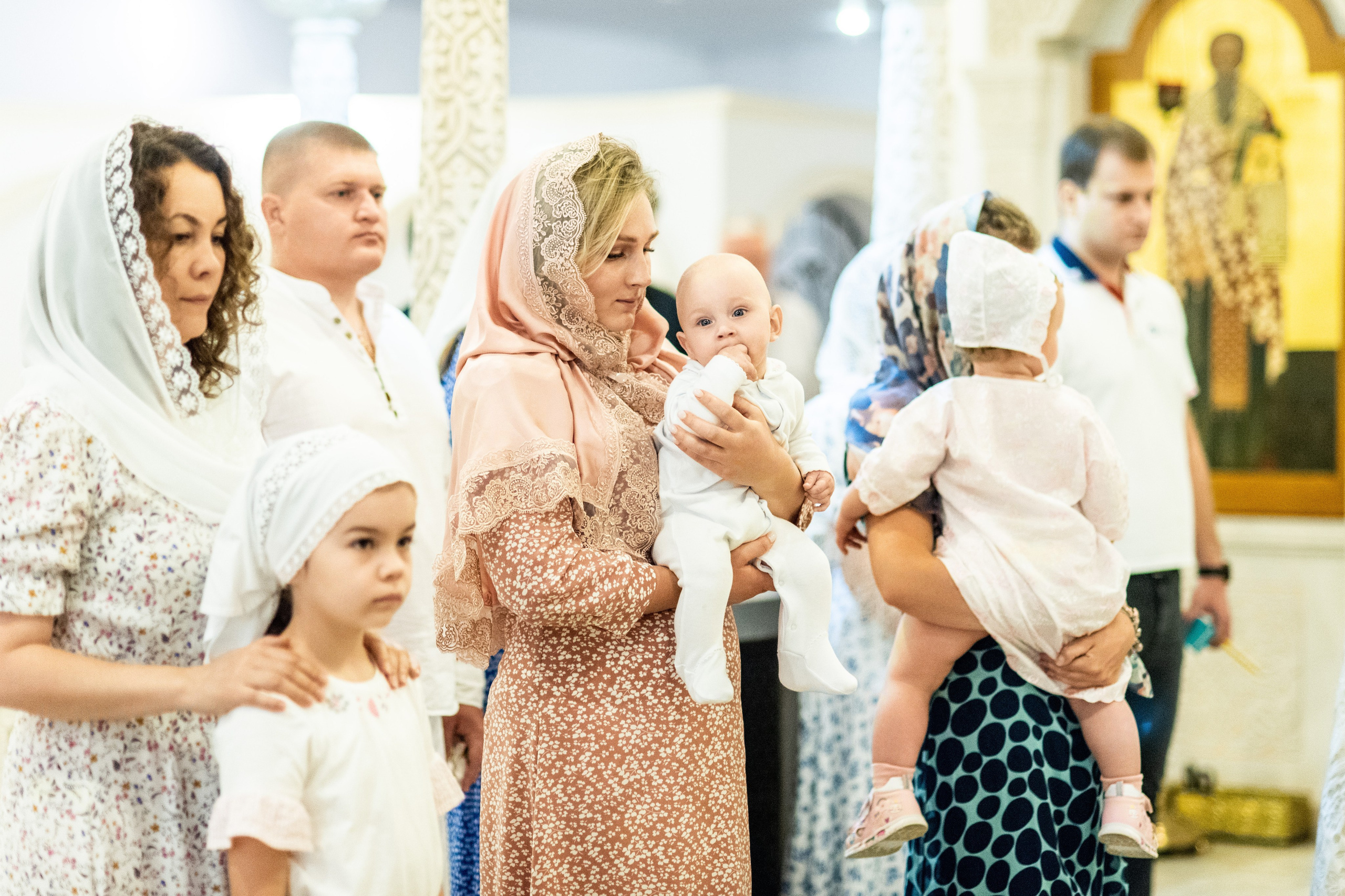 Крещении Ксении. Фотограф Юлия Попова