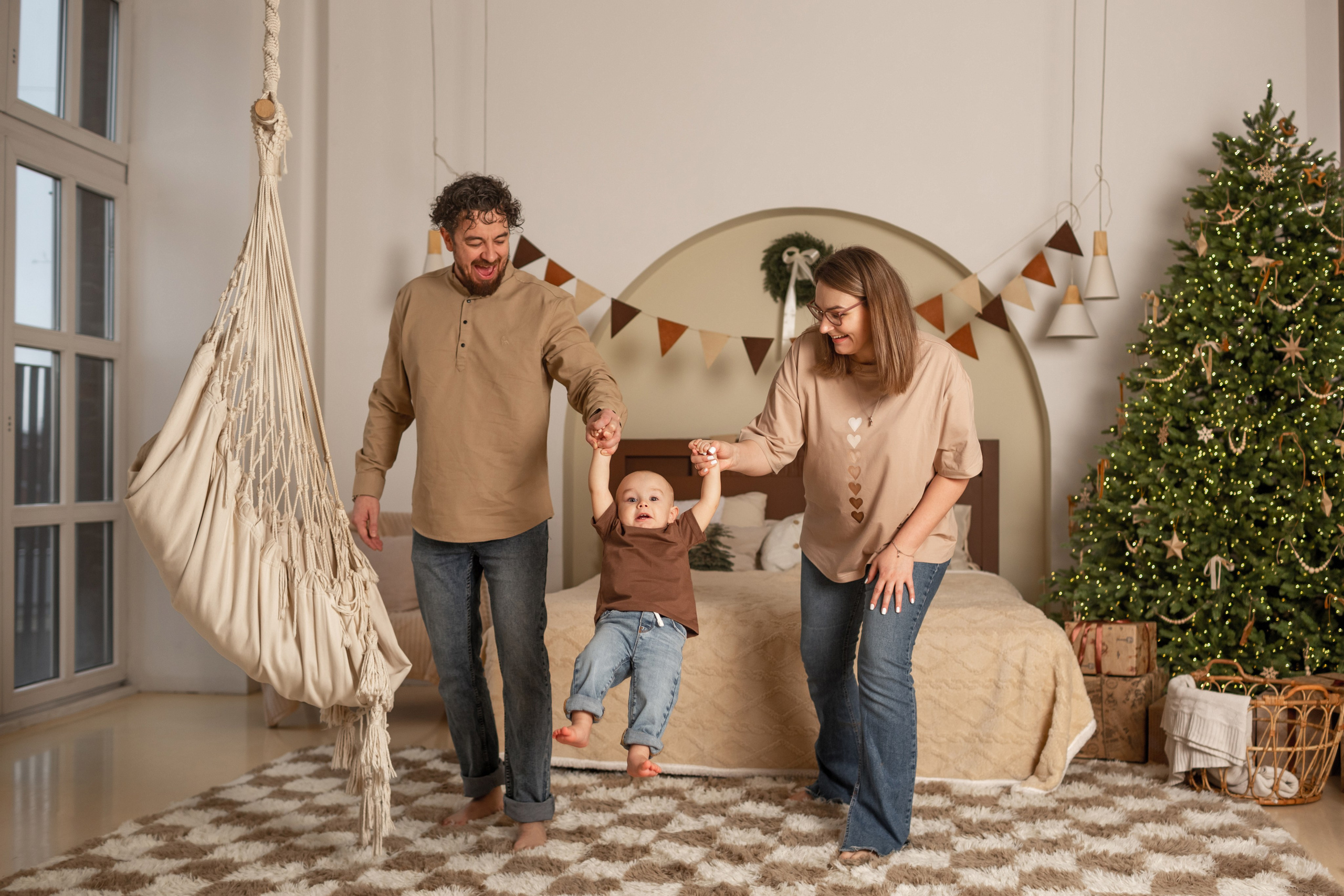 Семейная новогодняя фотосессия. Свадебный фотограф Кирилл Белый