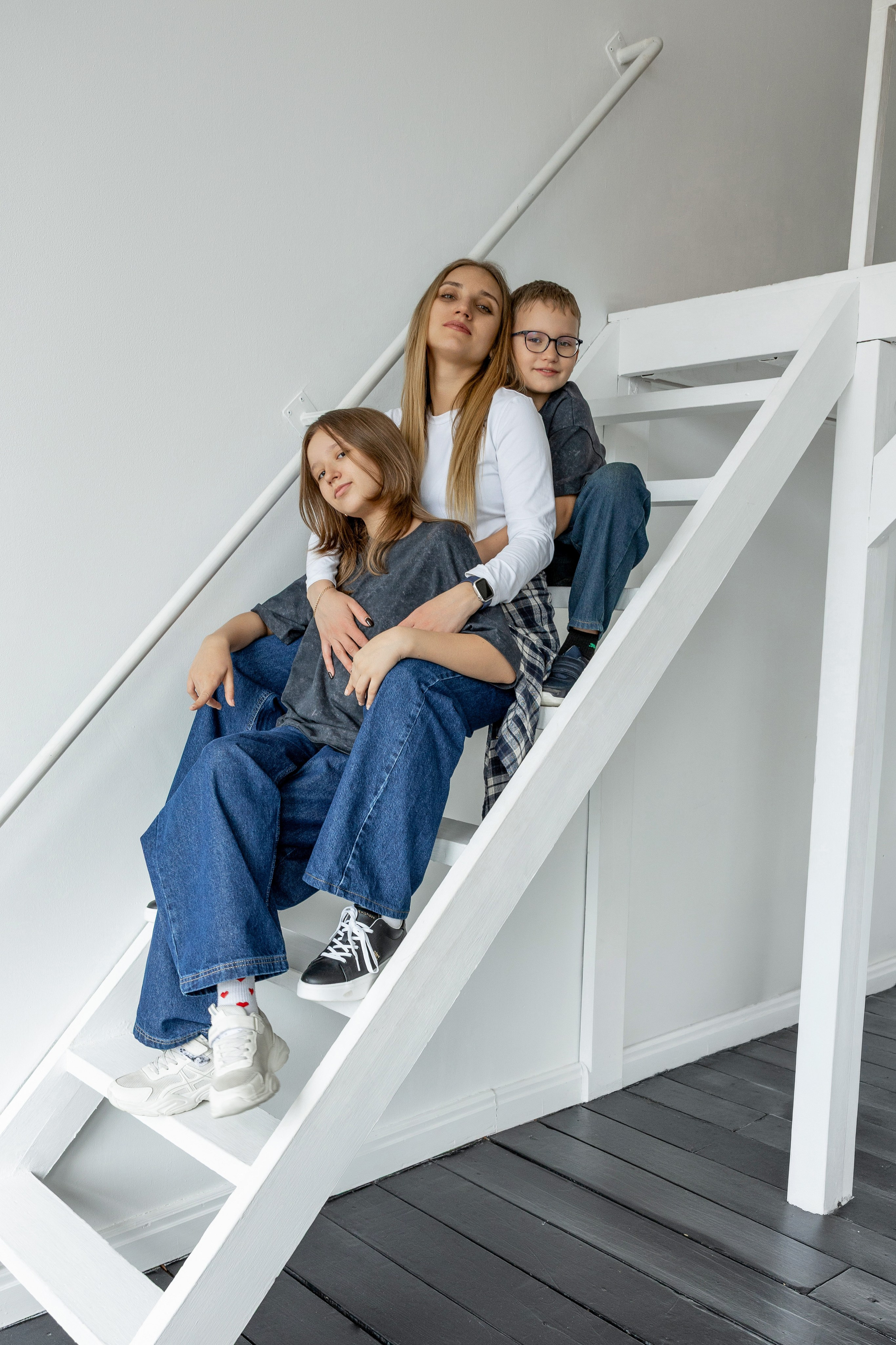 Мама и дети. Фотограф Екатерина Голицына