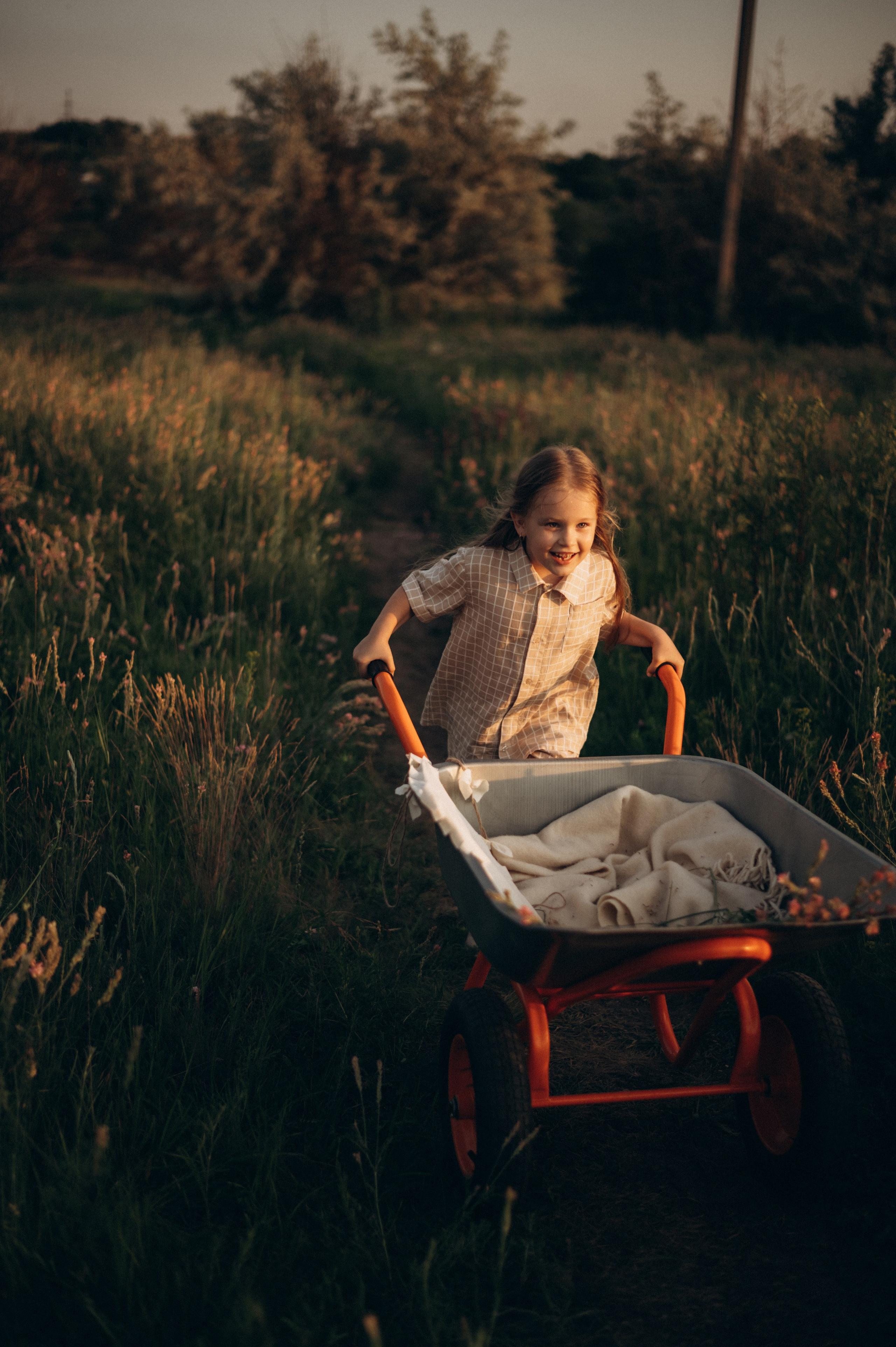 Летний вечер в деревне. Фотограф Мария Стрелкова