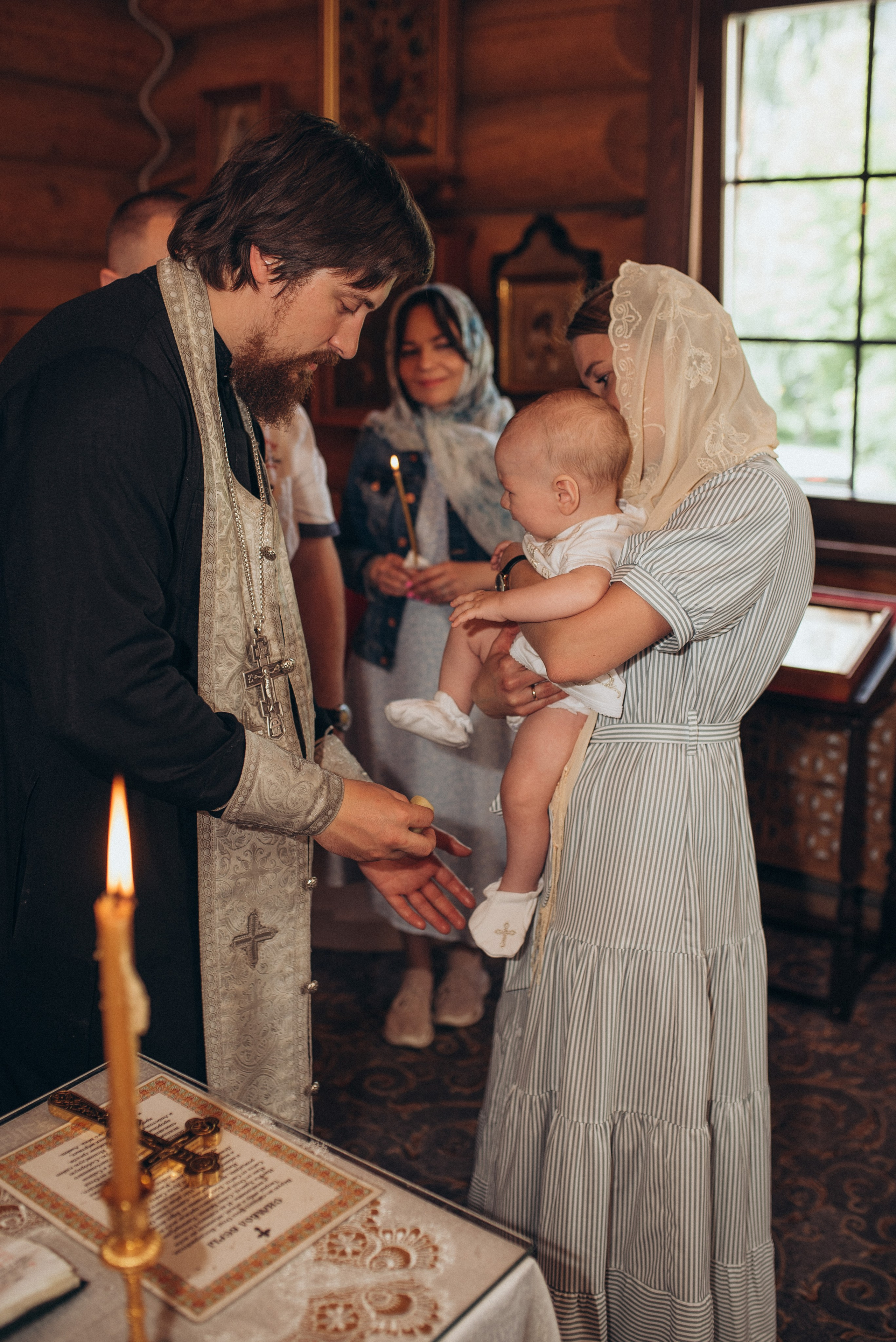 Таинство Крещения Всеволода. Семейный фотограф в Москве Екатерина Север