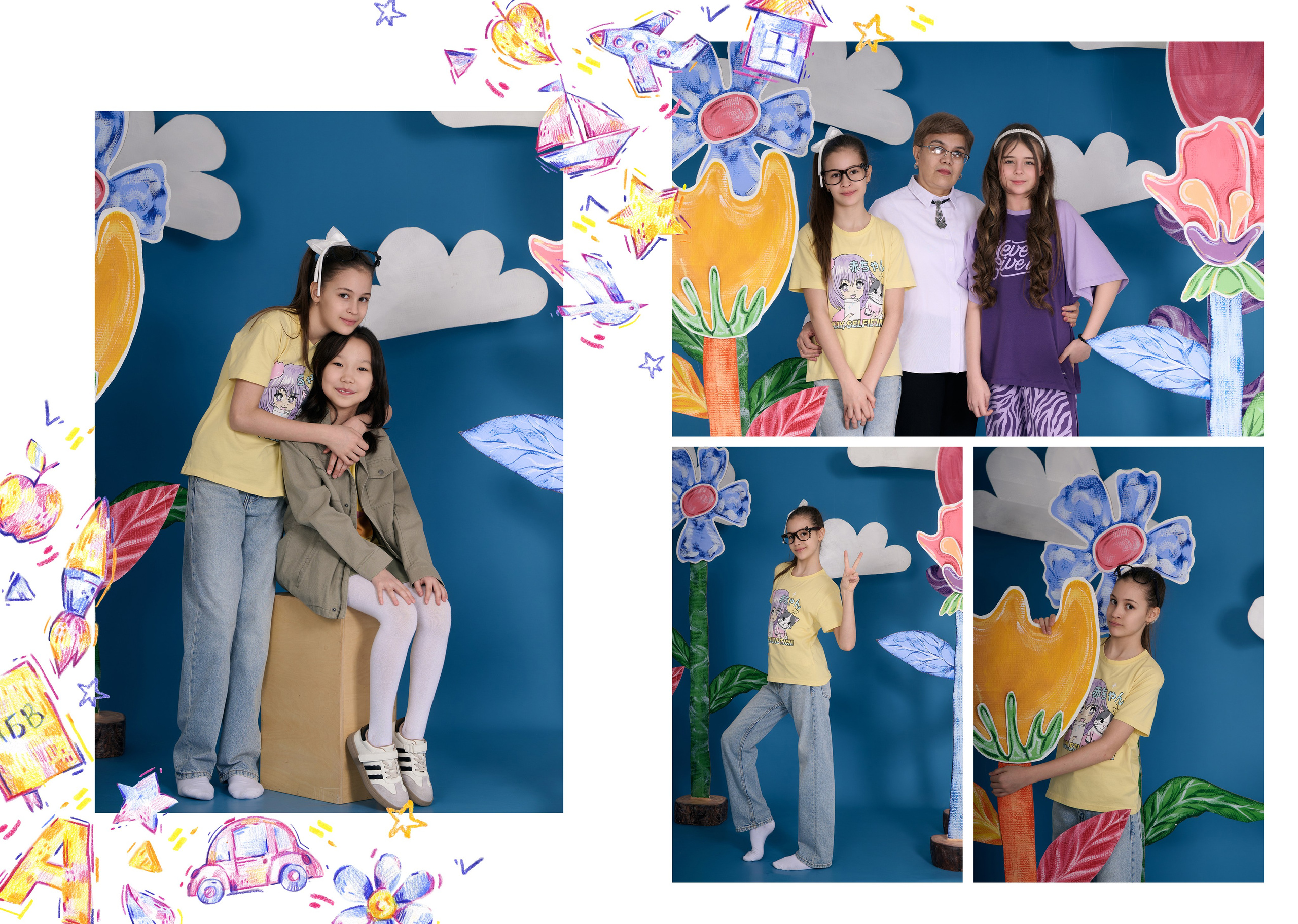 4 класс, креативный школьный альбом. Фотограф в Алматы — Алексей Коньков | Репортаж, свадьбы, портреты, Love story