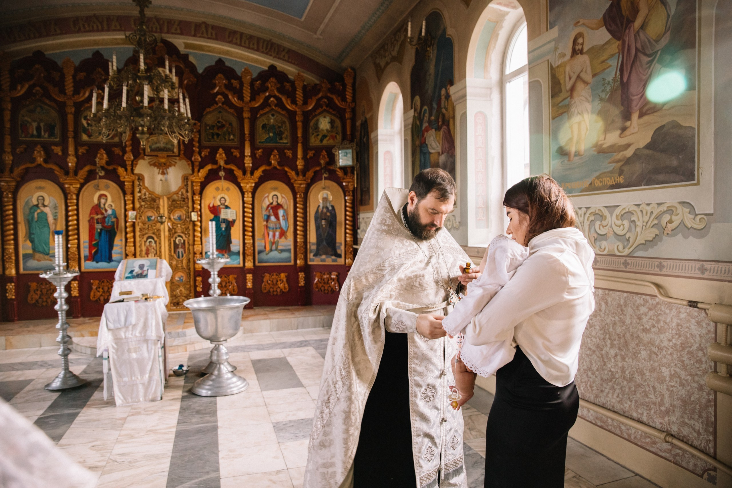 Таинство Крещение. Семейный фотограф