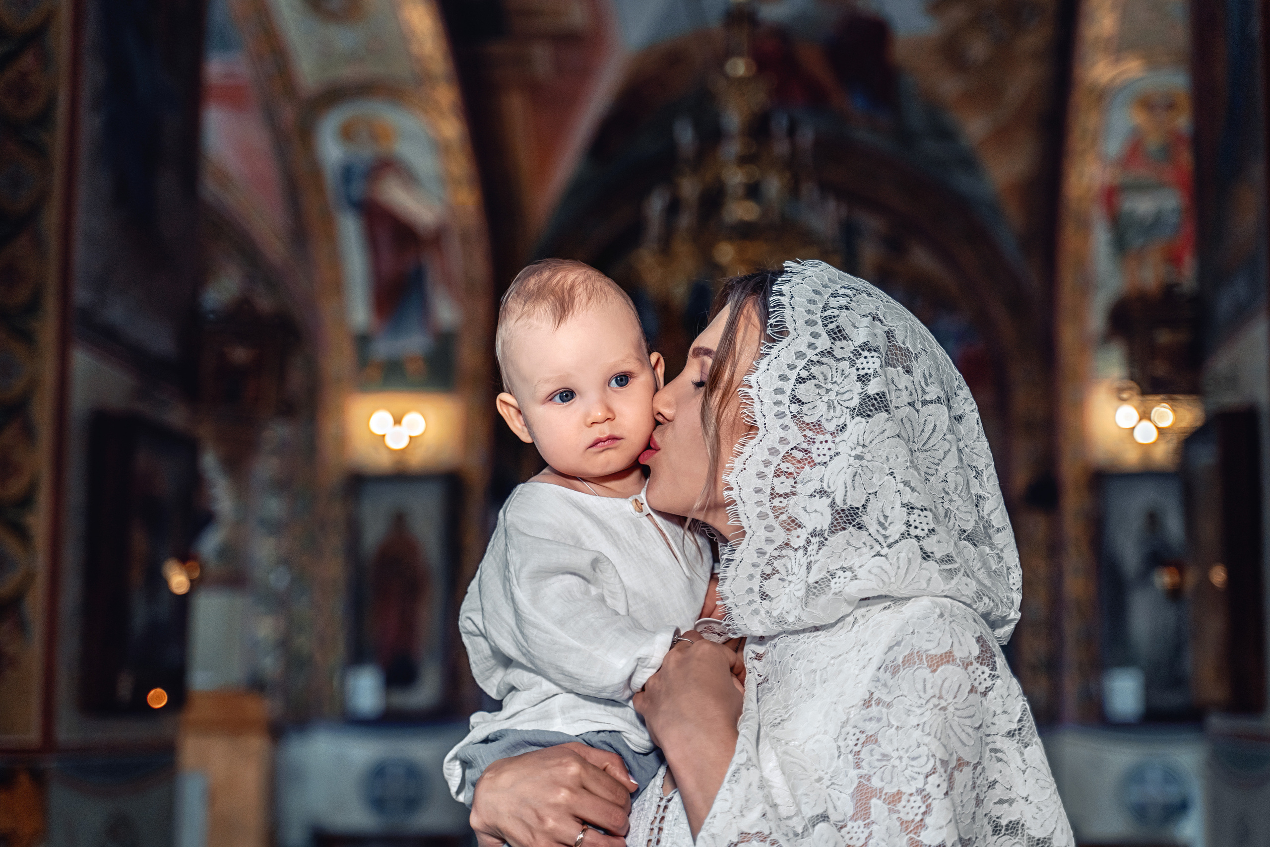Фотограф на крещение Москва. Храм Рождества Христова Рождественно. Фотограф \ Видеограф на Крещение, Венчание Москва| Семейные съемки