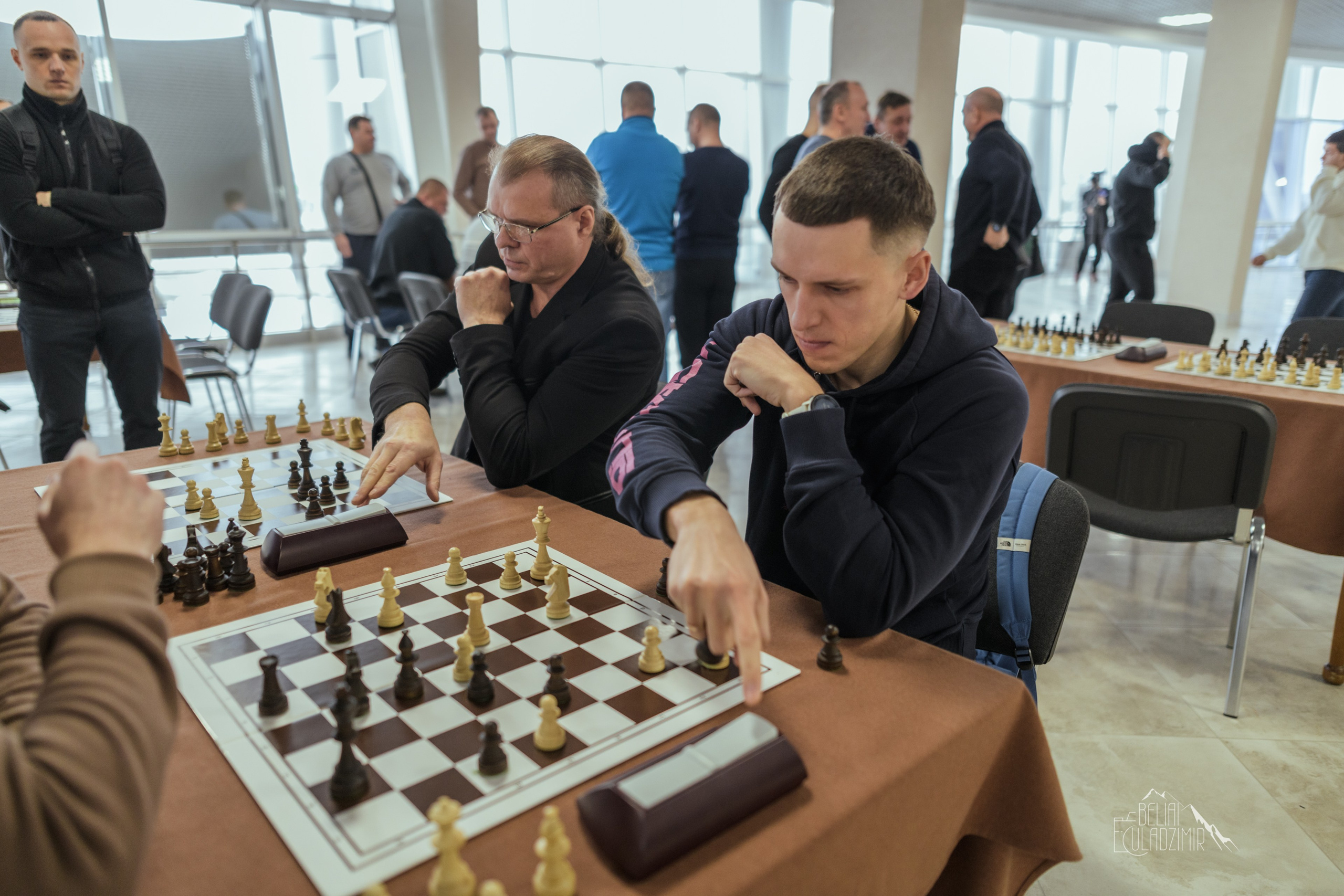 Шахматы на МНПЗ. Репортажный фотограф Владимир Беляй