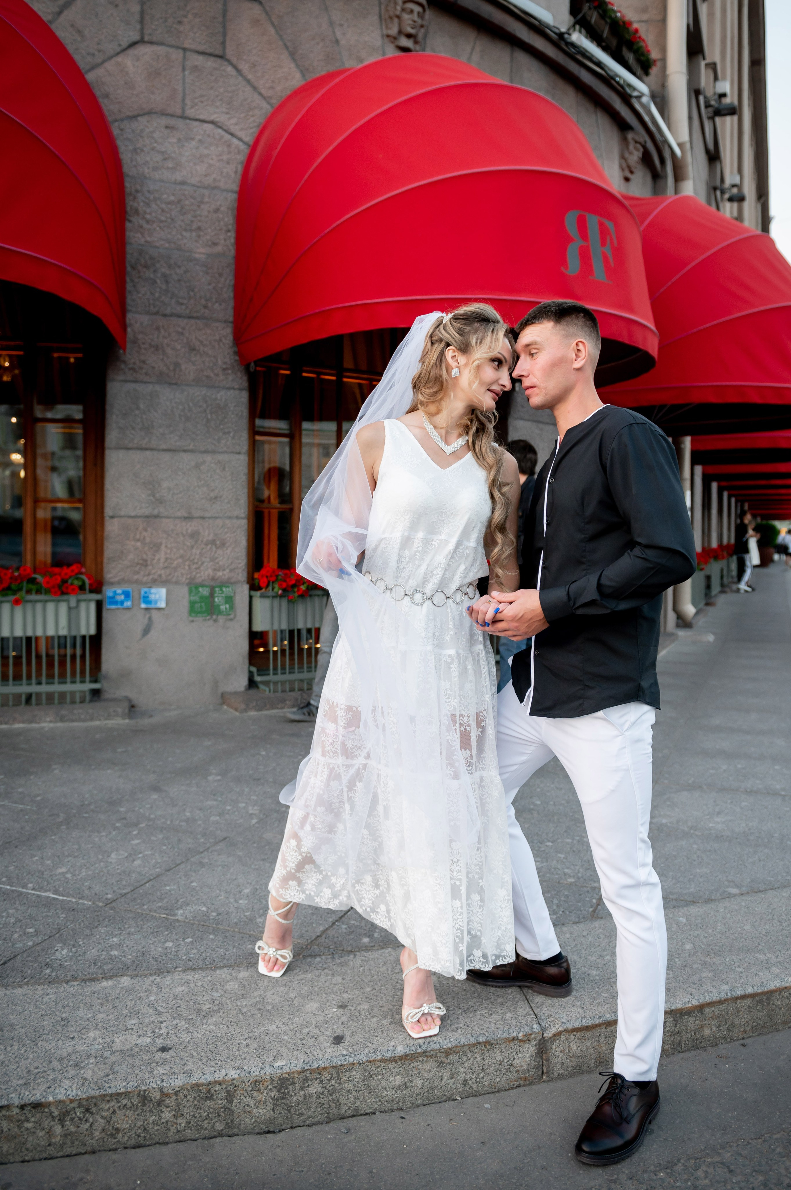 Екатерина и Андрей (свадебная фотосессия в вечернем Петербурге). Портретный, семейный и свадебный фотограф в Санкт-Петербурге и в Пушкине Ширяев Денис