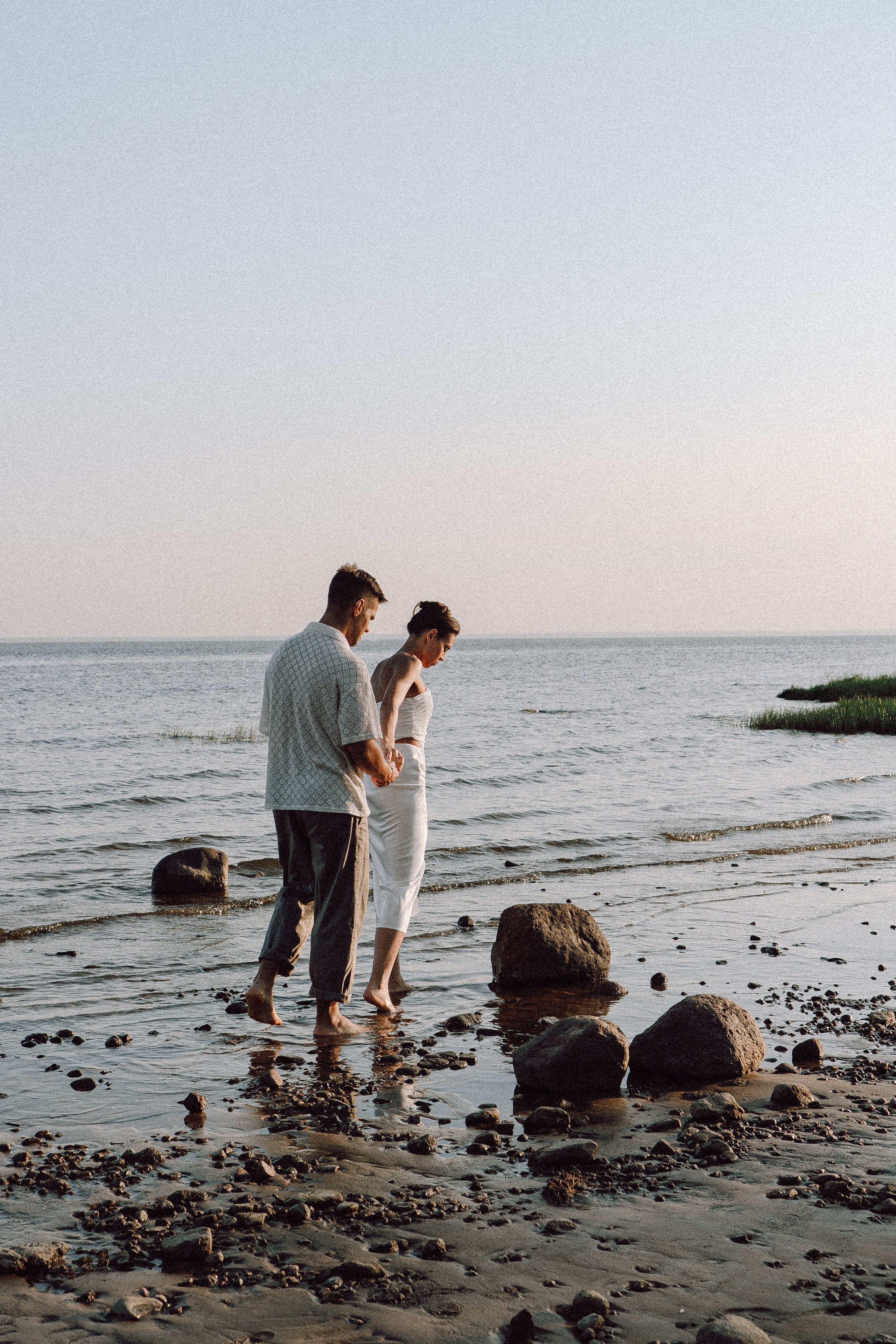 СВАДЕБНАЯ ФОТОСЕССИЯ ВЫЕЗДНОЙ ЦЕРЕМОНИИ (ФИНСКИЙ ЗАЛИВ). Профессиональный фотограф, Санкт-Петербург — Виктория Богомолова