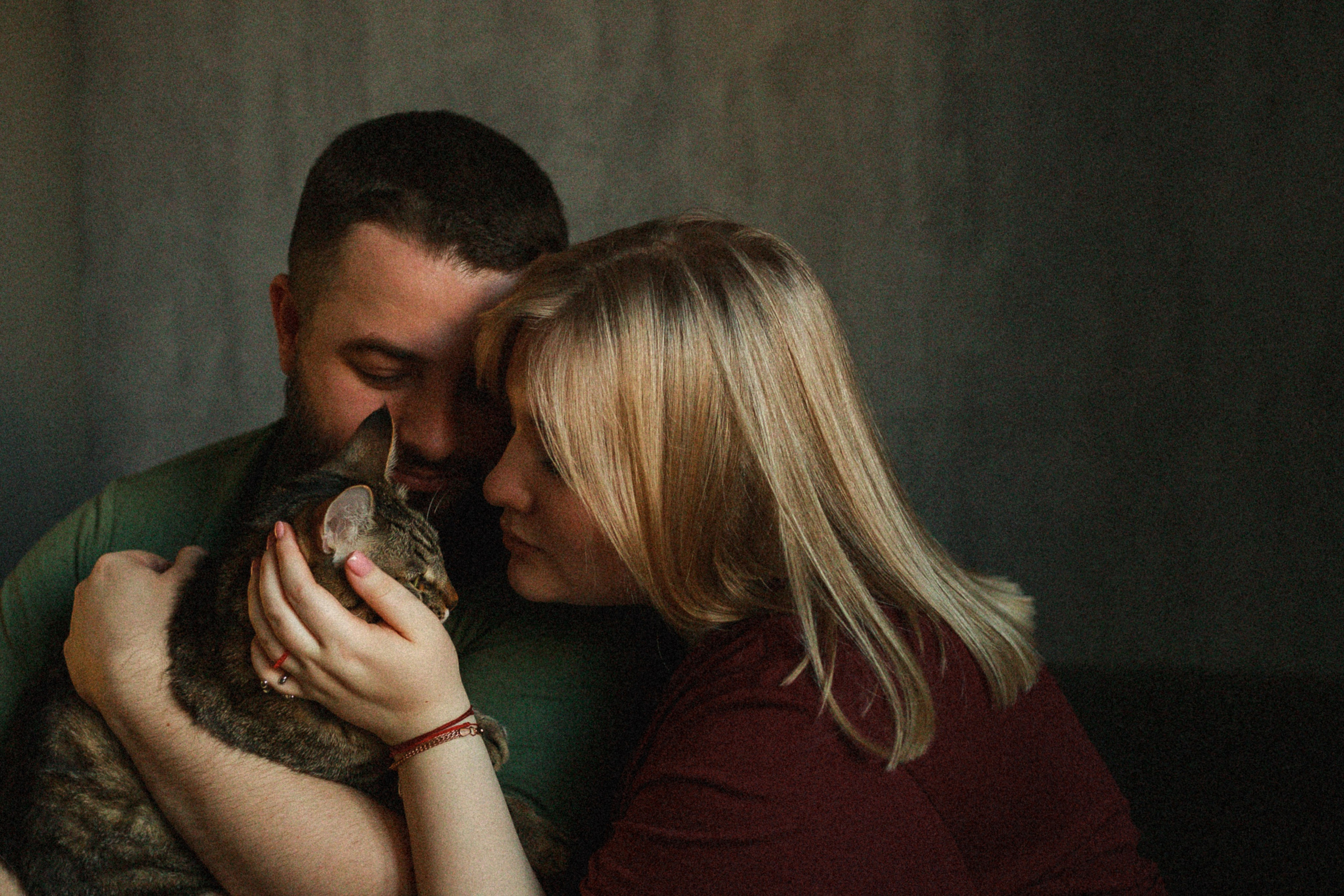 Домашняя ♥ Настя, Стас и кот Василий. Фотограф Тверь. Свадебные, семейные, индивидуальные фотосессии
