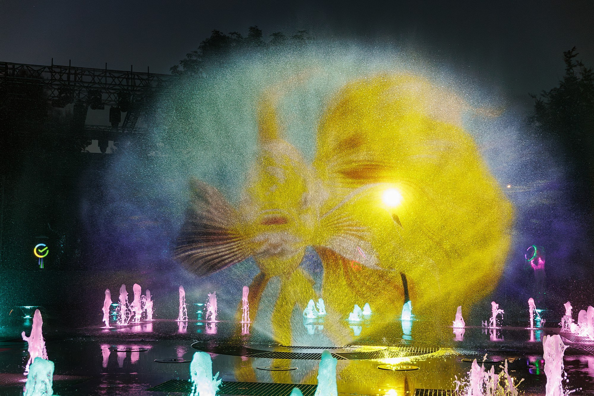 Открытие мультимедийного фонтана | СБЕР. Боченков Вадим | Фотограф в Пскове и Санкт-Петербурге