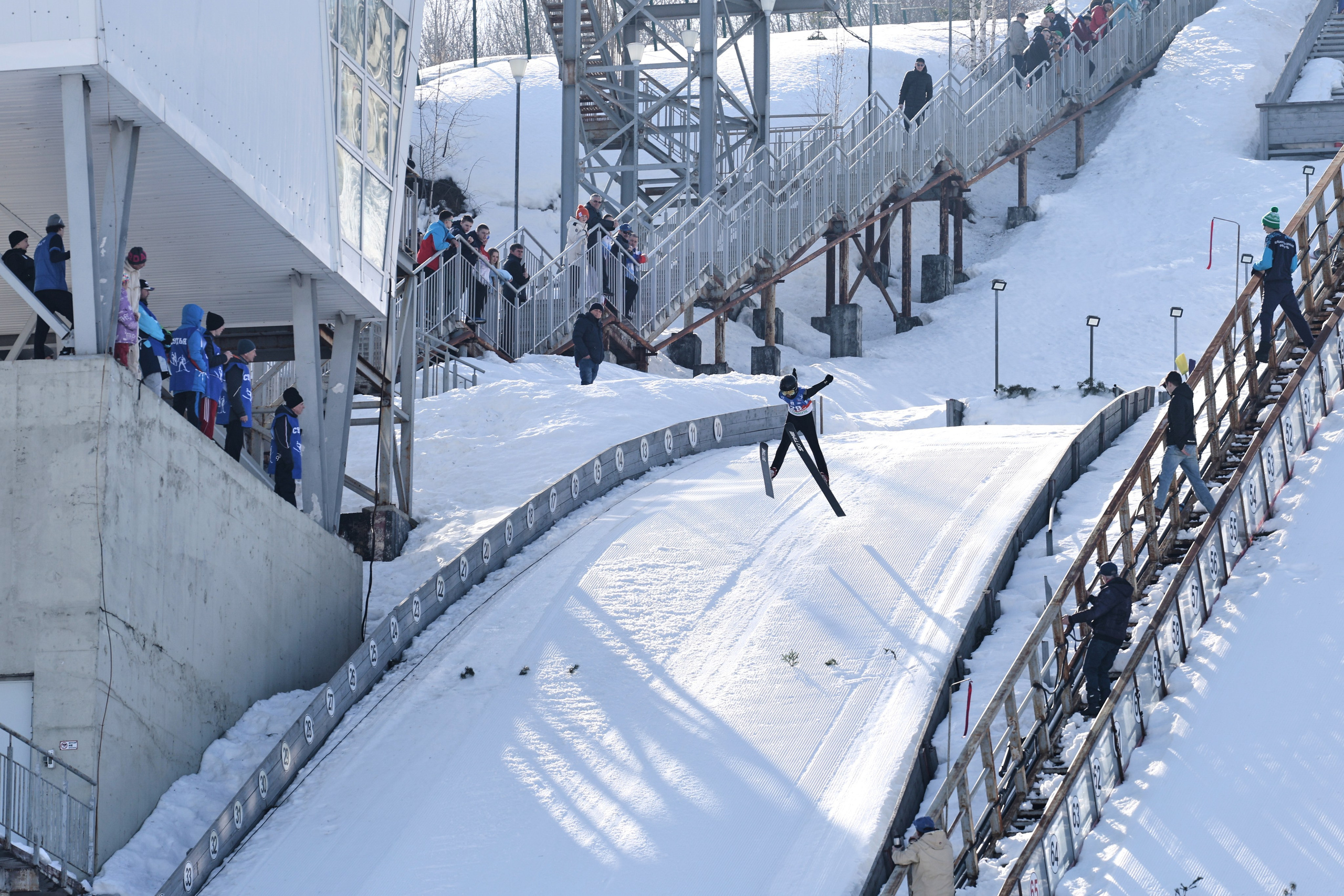 Прыжки на лыжах с трамплина «Весенняя Ласточка» К-40. Фотоотчёт. Фотограф. Спорт, репортаж, предметная съемка