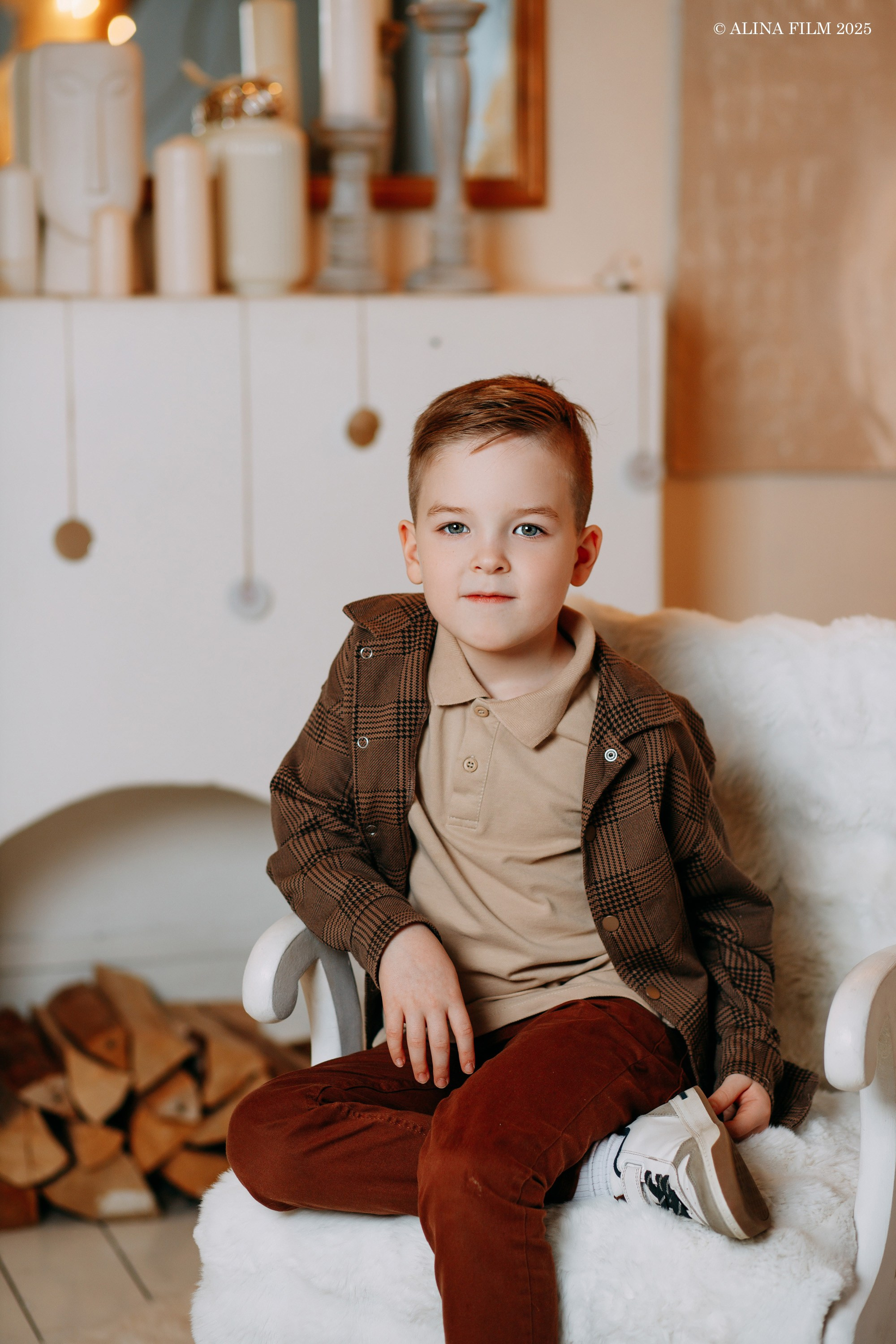 Семейная новогодняя фотосессия. Фотограф в Санкт-Петербурге Alina Film