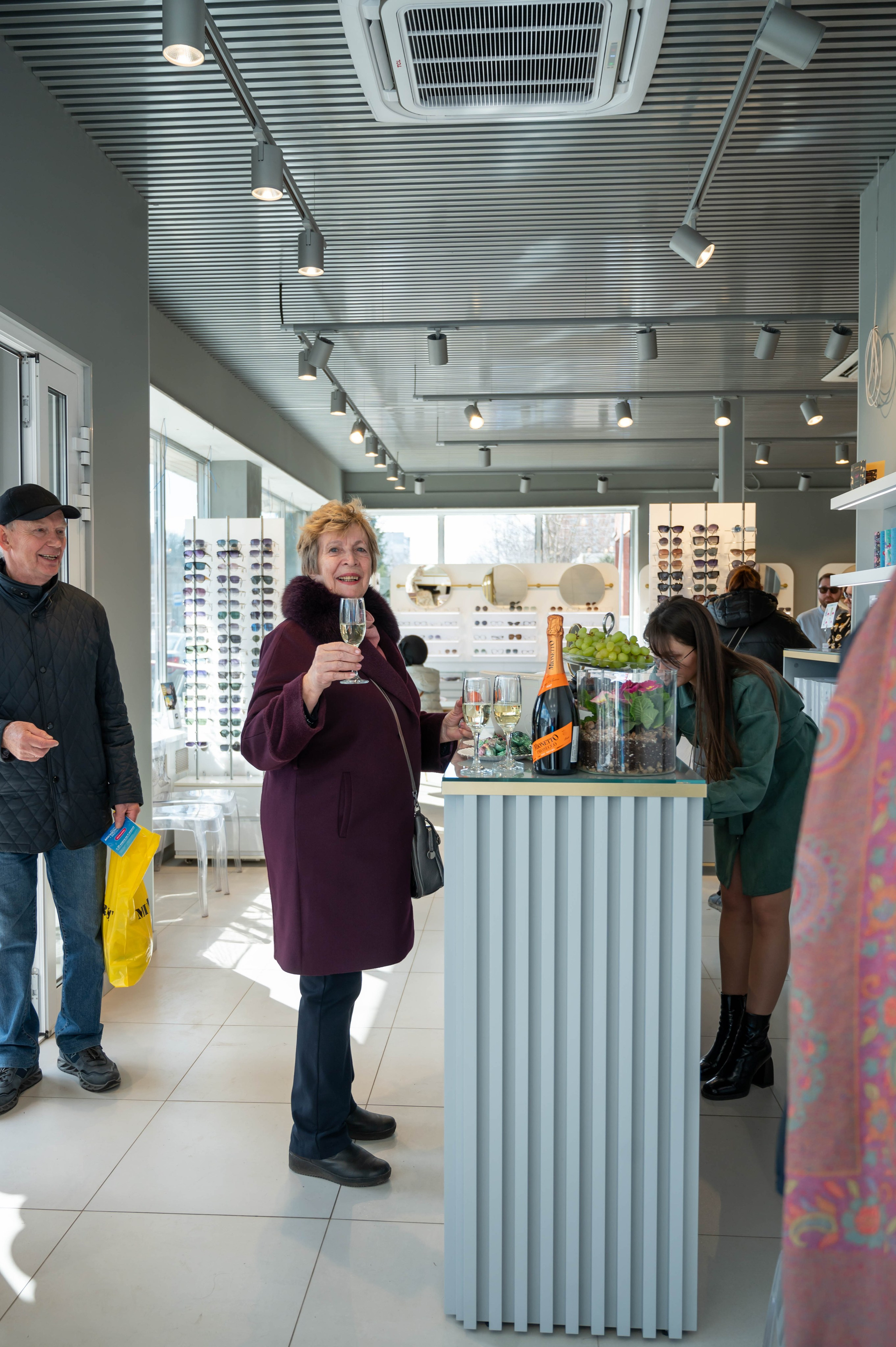 Съёмка открытия оптики