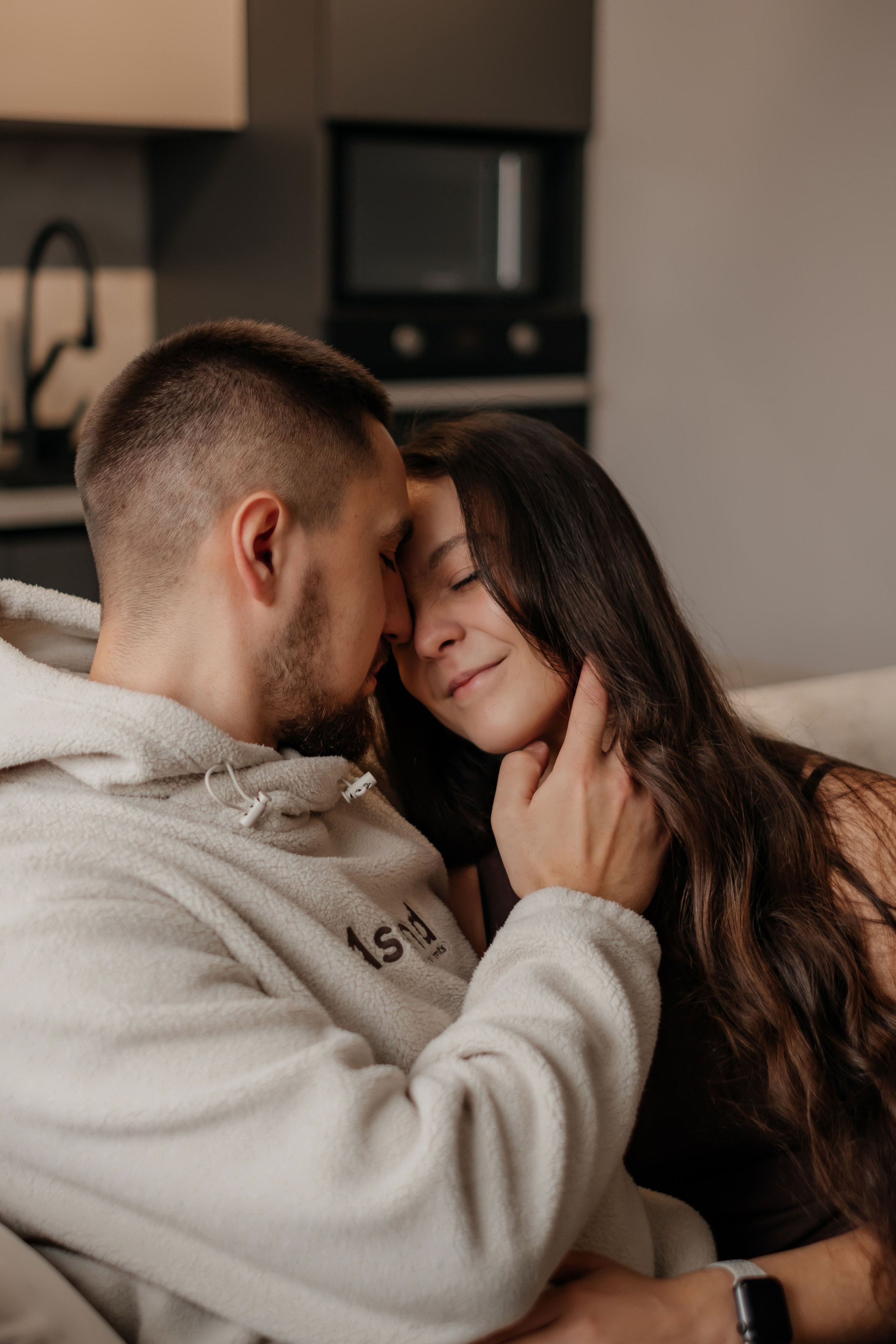 Катя, Саша и Еся | домашняя съемка. Фотограф в Новосибирске Диана Ильиных