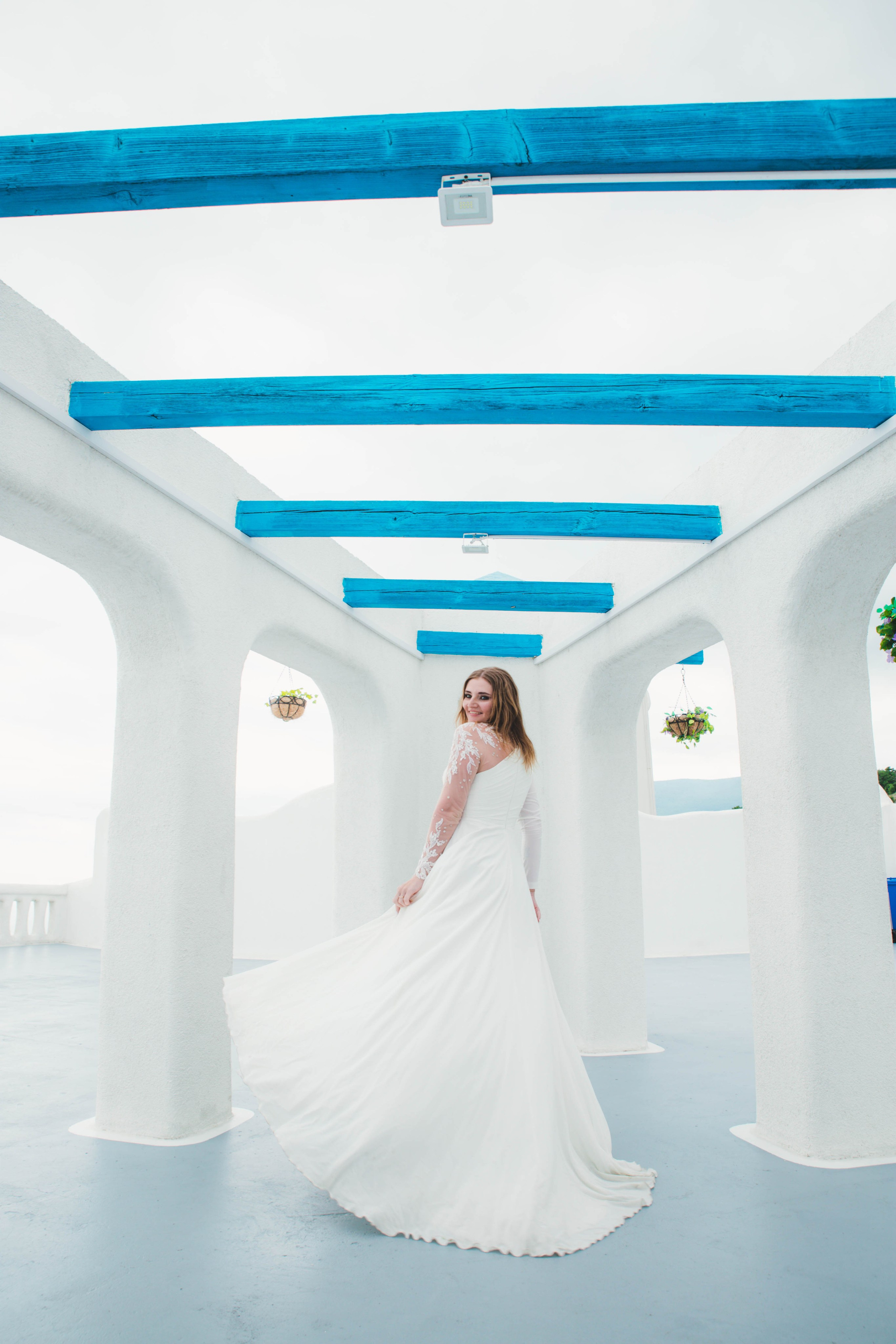 Ксения & Иван. Свадебная съемка в Санторини и Херсонесе. Свадебный и контент фотограф в Севастополе и Крыму Марина Данилова