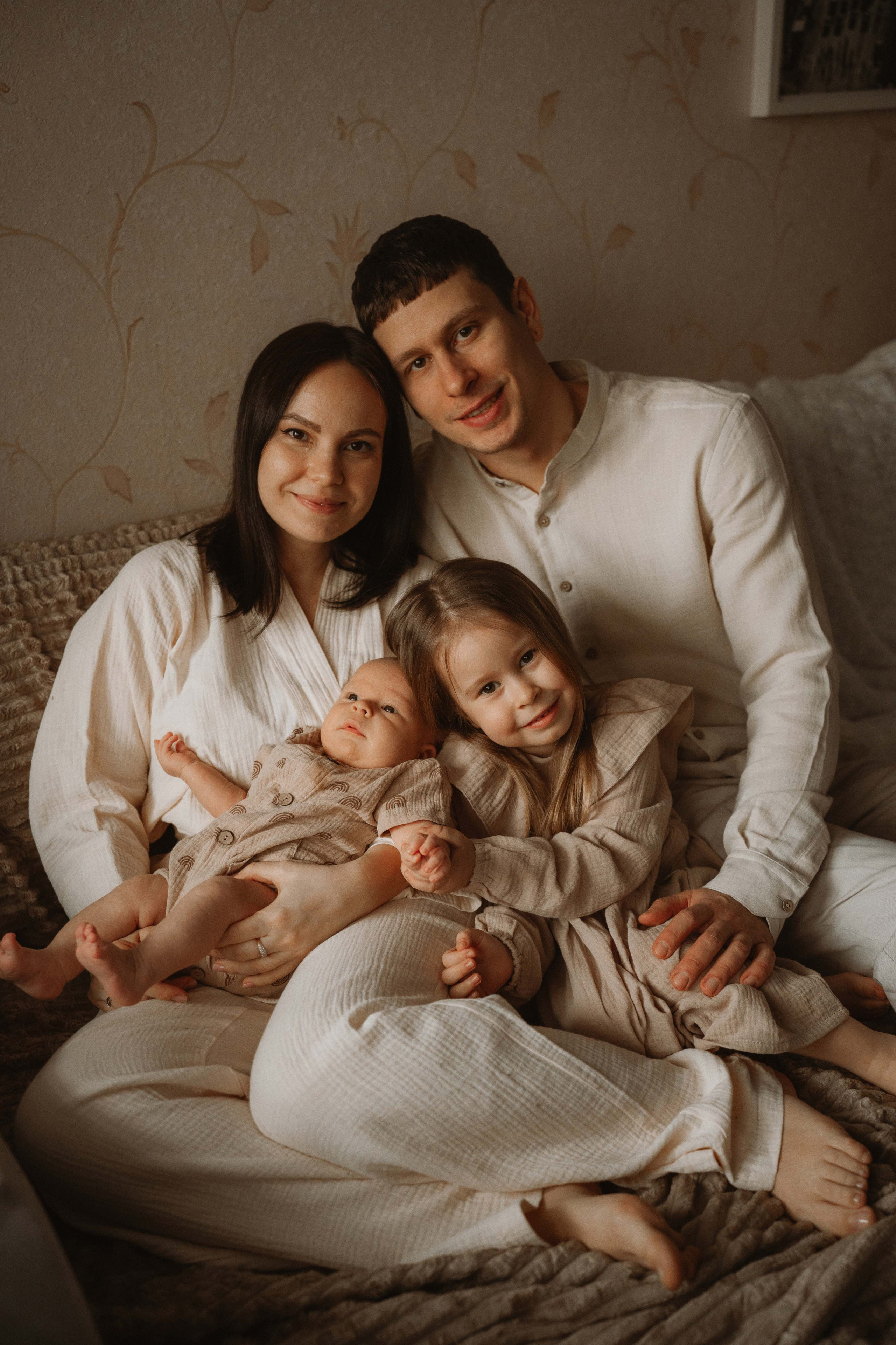 Ваня, Лера, Алиса и Кирюша. Семейный фотограф • Домашние съемки в Нижнем Новгороде