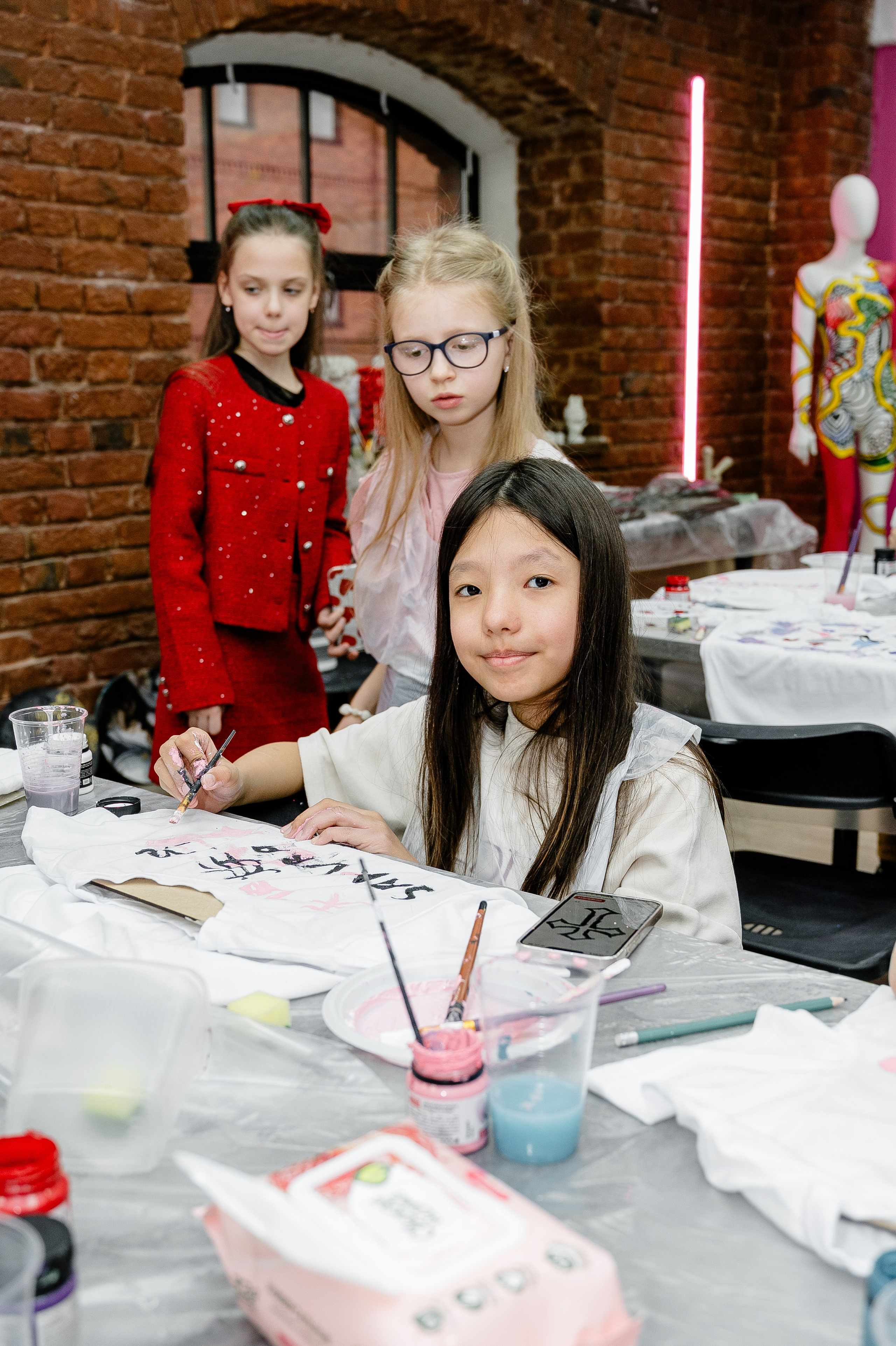 Детский День рождения. Мк роспись футболок. Alice_insomnia