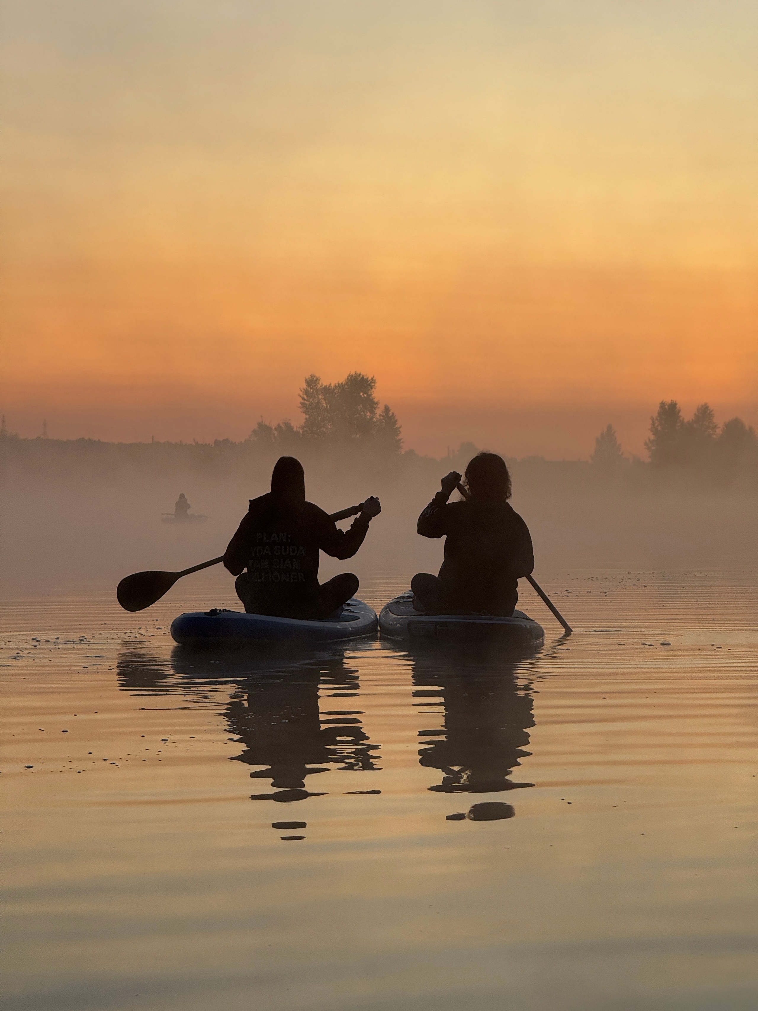 Рассветы на сапбордах в Уфе