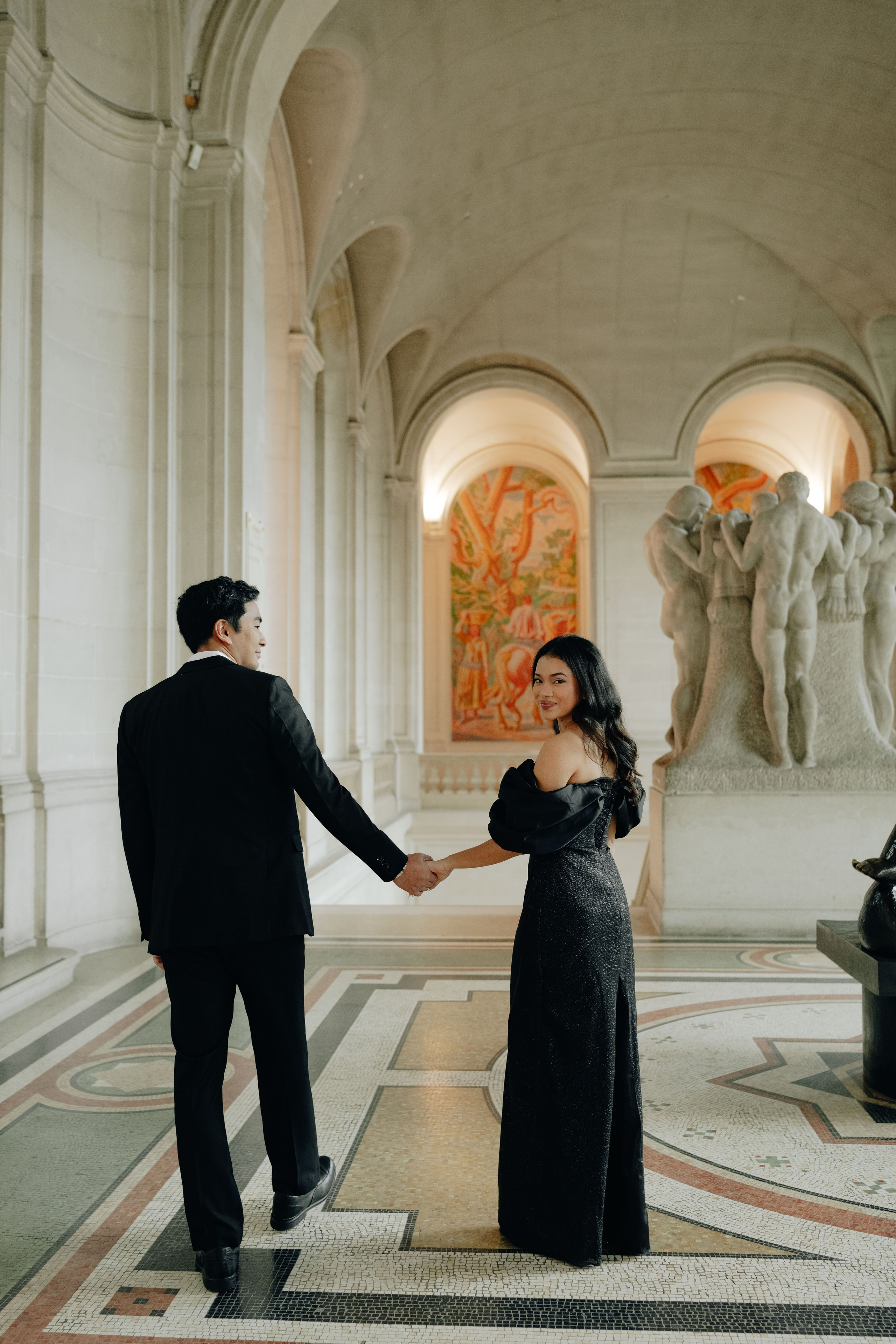 Fifi & Shamil | The Museum of Art. Профессиональный свадебный фотограф в Женеве и Швейцарии | Таня Вовчецкая