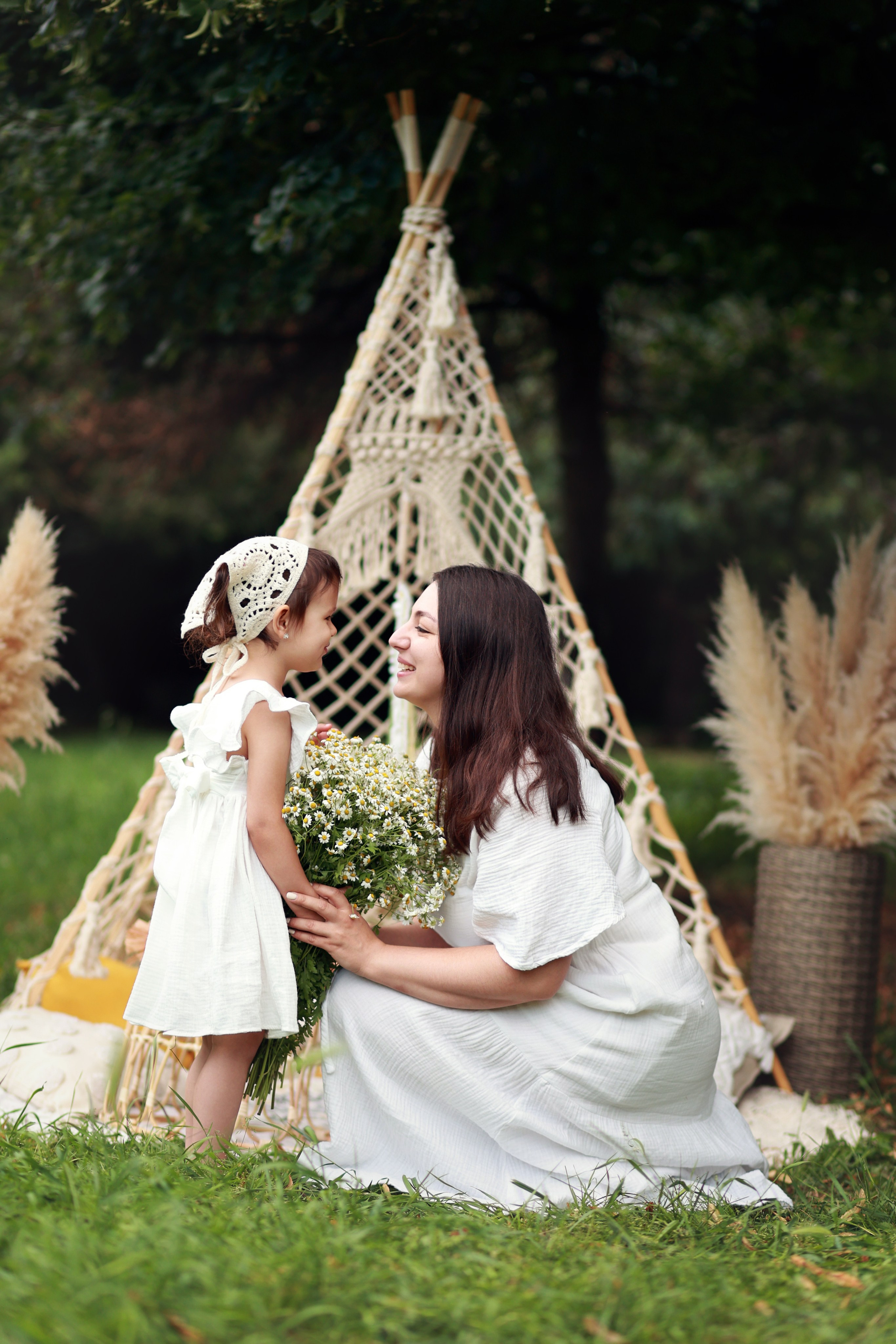 Бохо в Чистяковской Роще. Детский семейный фотограф Краснодар