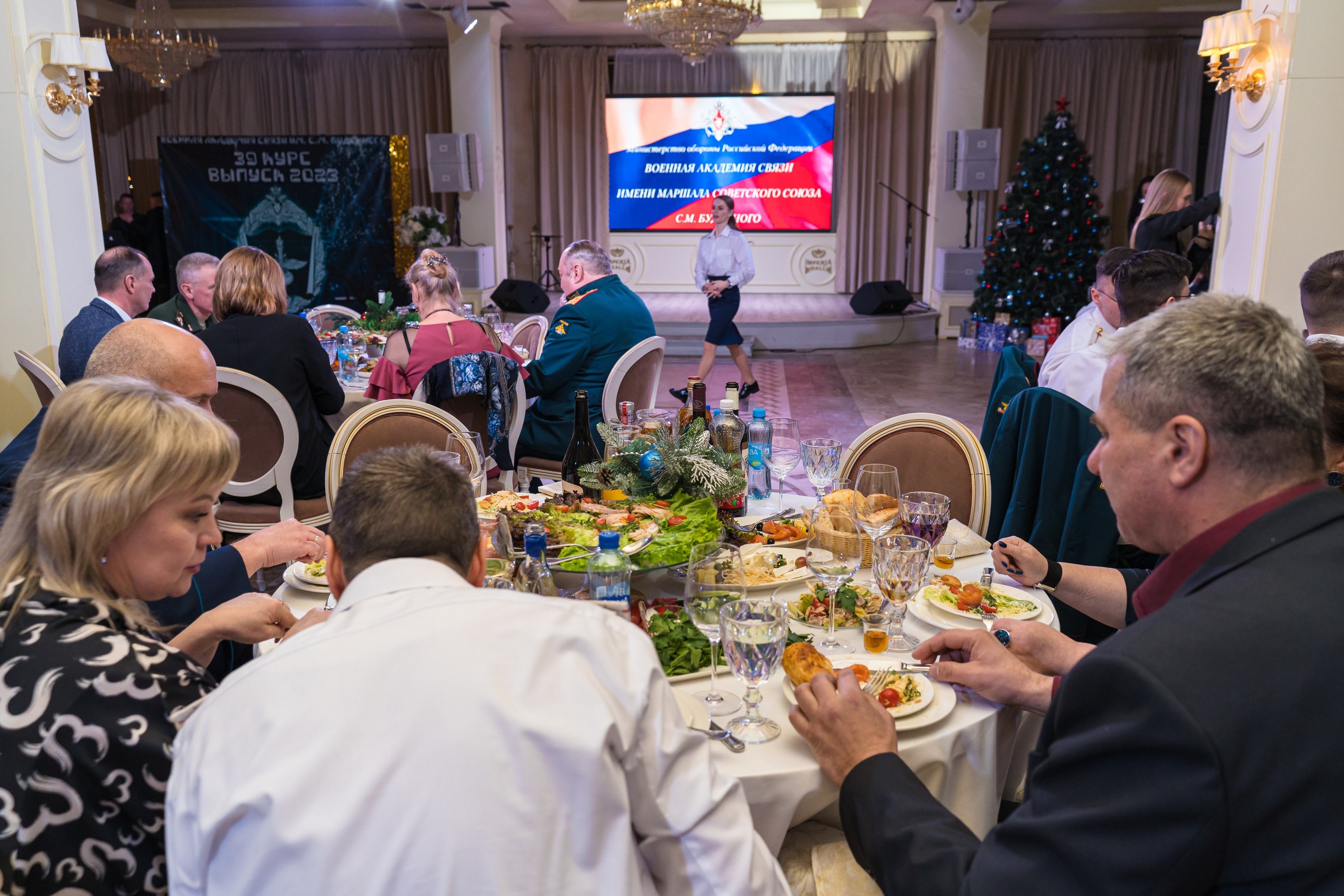 Фотосъемка выпуска военной академии и вручение дипломов