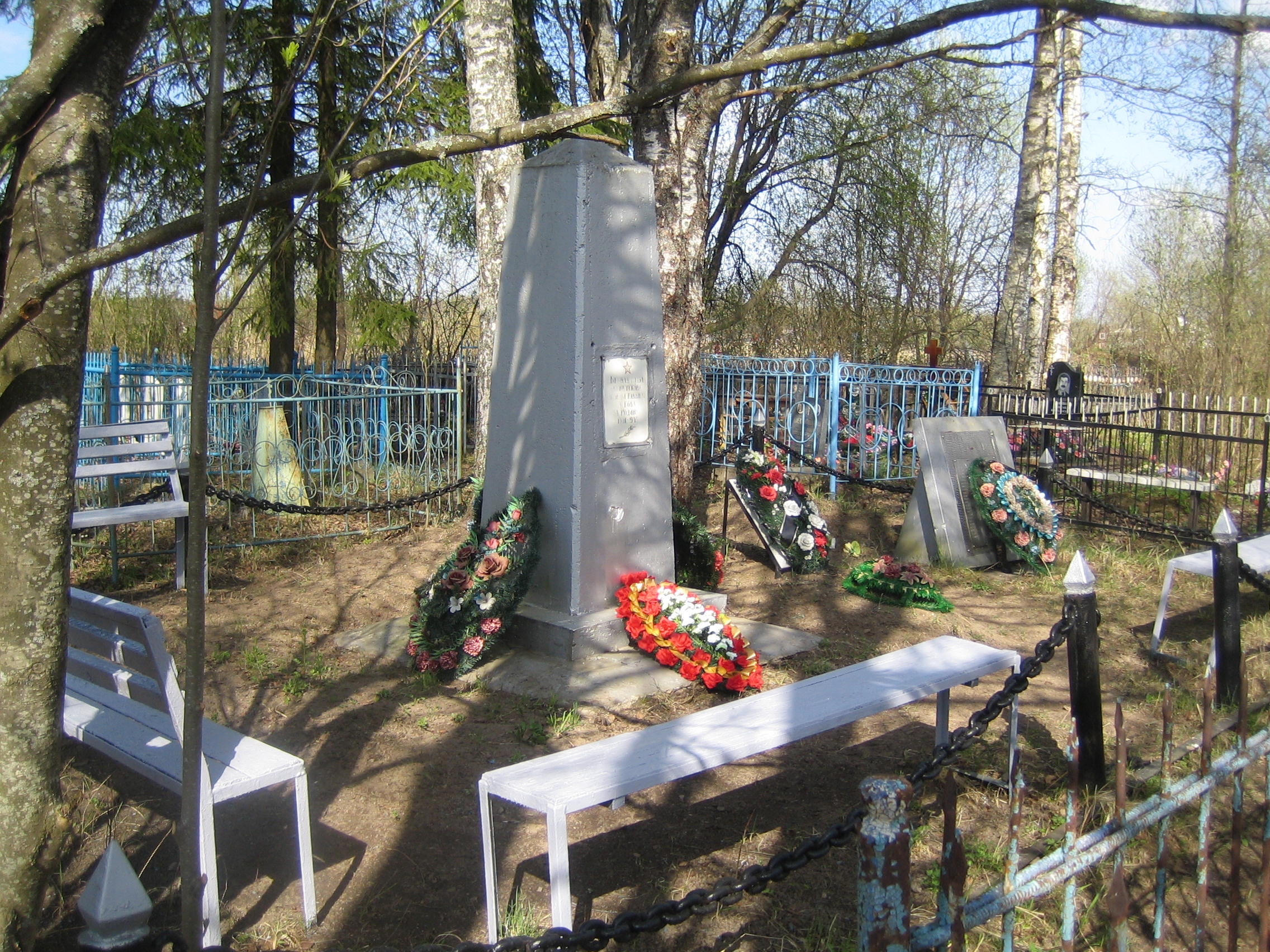 Братское воинское захоронение в д. Жихарево. История Назиевского городского поселения