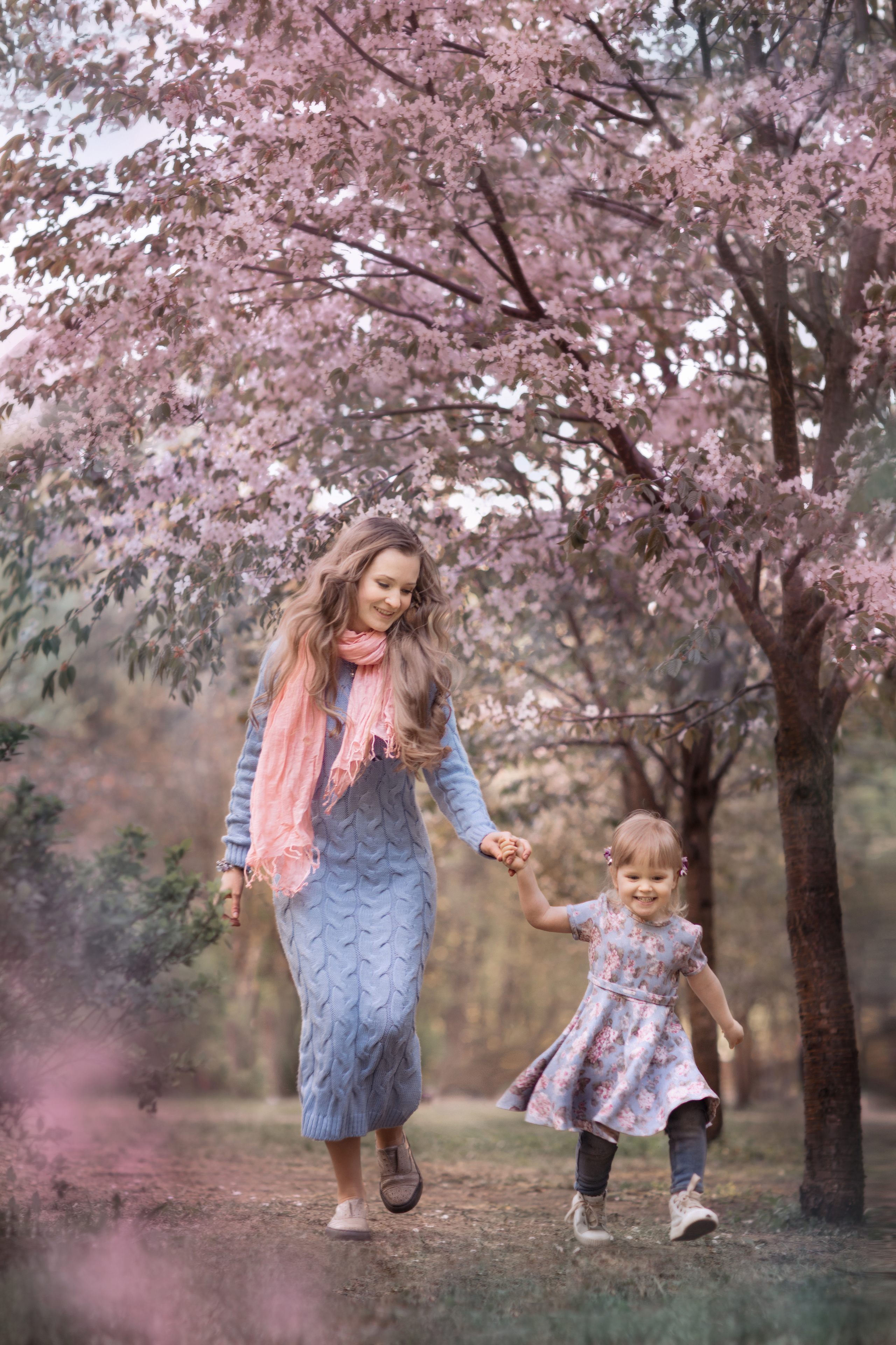 мама с дочкой 