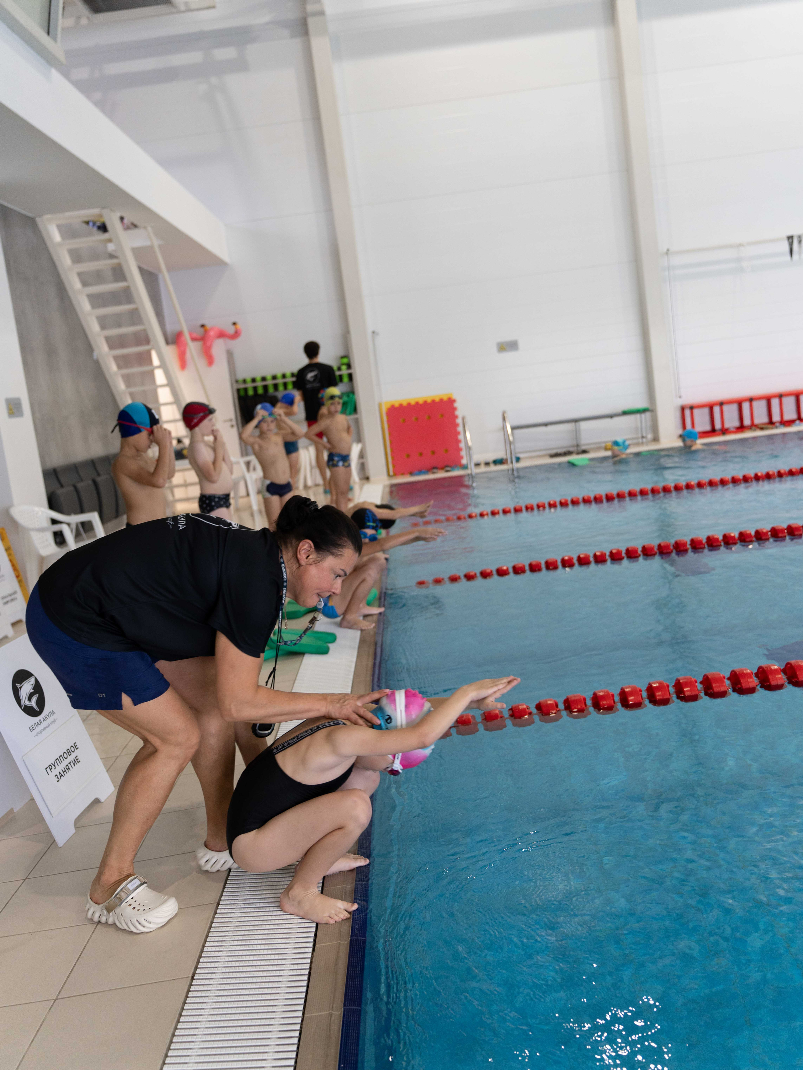 Бассейн «А30» Детская спортивная тренировка. Фотограф Светлана Мересева