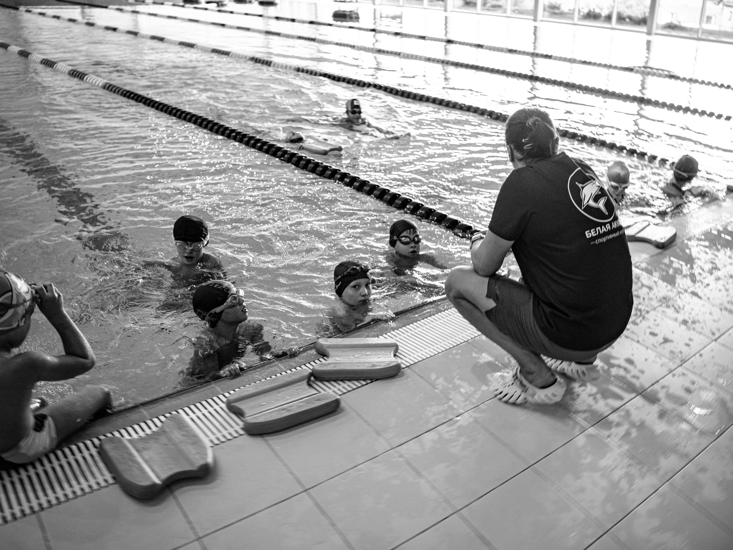 Бассейн «А30» Детская спортивная тренировка. Фотограф Светлана Мересева