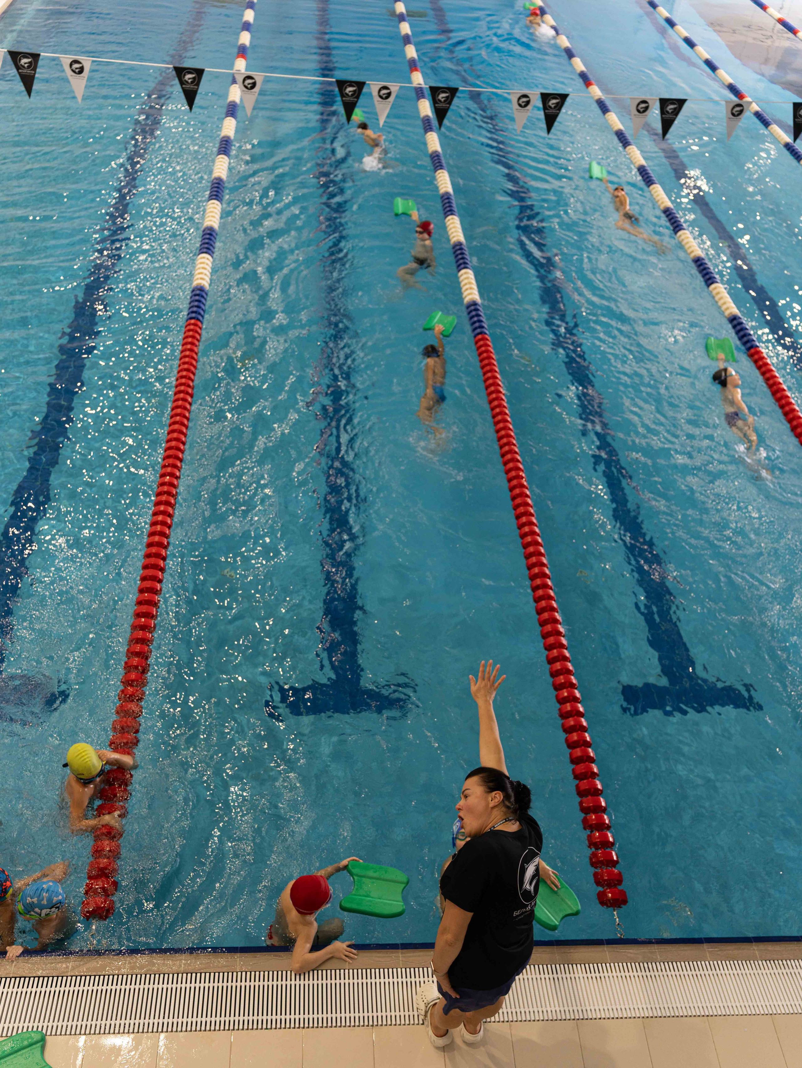 Бассейн «А30» Детская спортивная тренировка. Фотограф Светлана Мересева