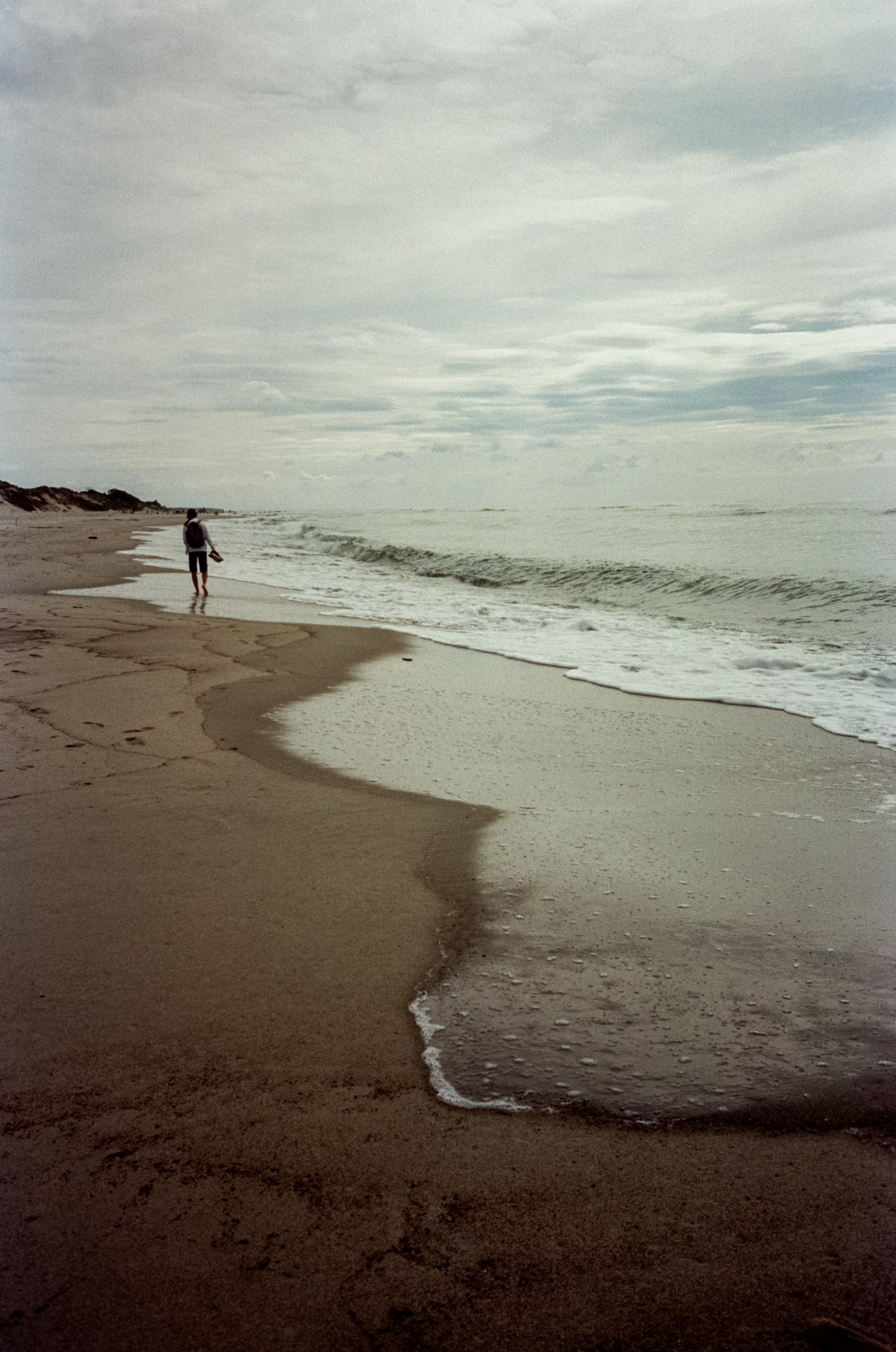 Море и дюны. Куршская коса рядом с высотой Эфа. Фотограф-документалист Мария Осокина
