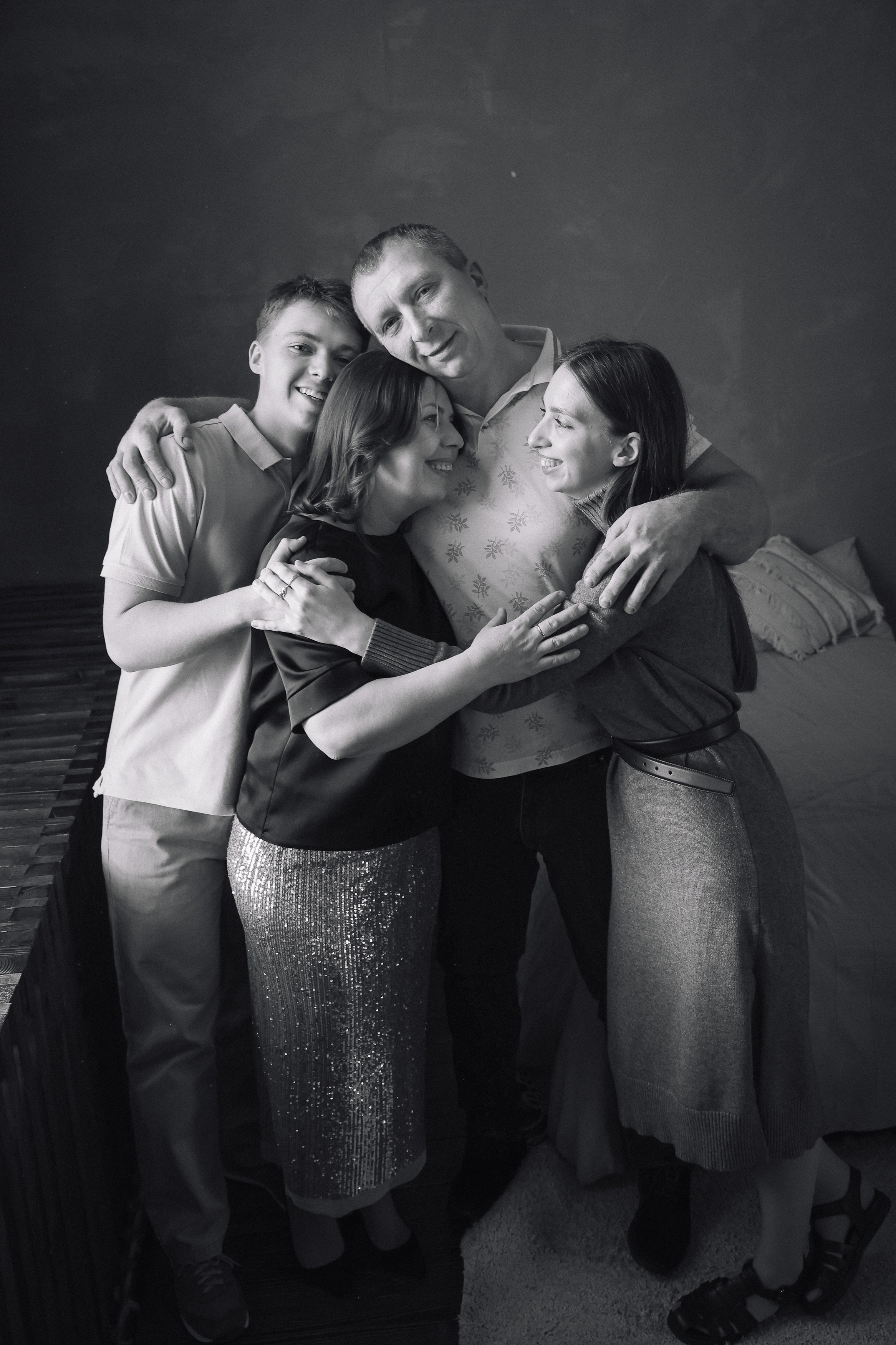 Семейная фотосессия Большая семья Фотосессия с родителями. Фотограф Владимир Москва