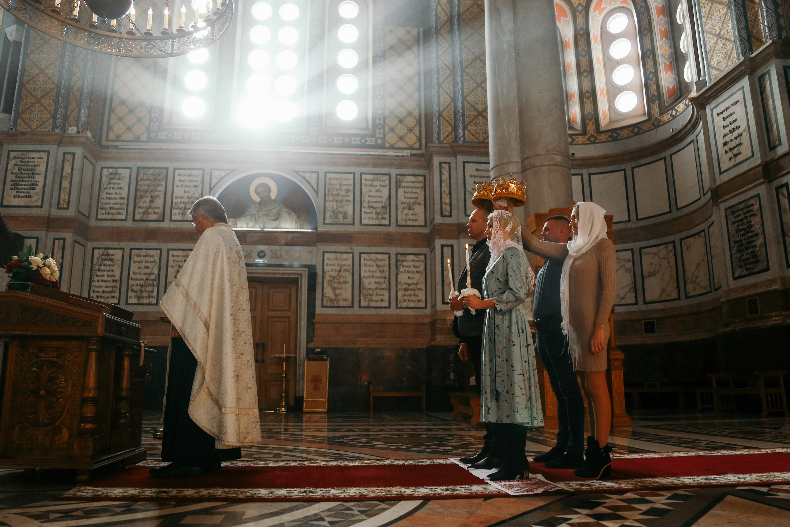 Венчание Вячеслав и Тамара Усыпальница Адмиралов. Свадебный и семейный фотограф в Севастополе и Крыму Анастасия Сураева