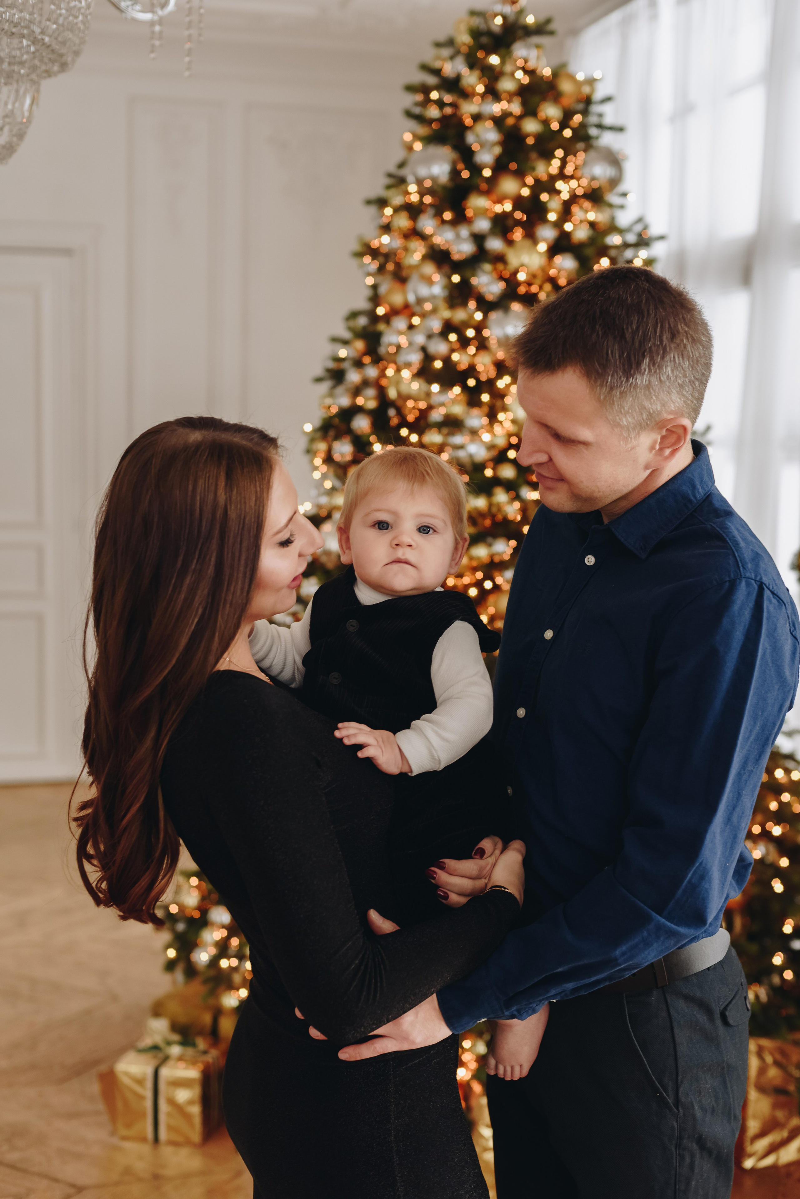 Новогодняя фотосессия в фотостудии. Фотограф Юлия Кондратьева