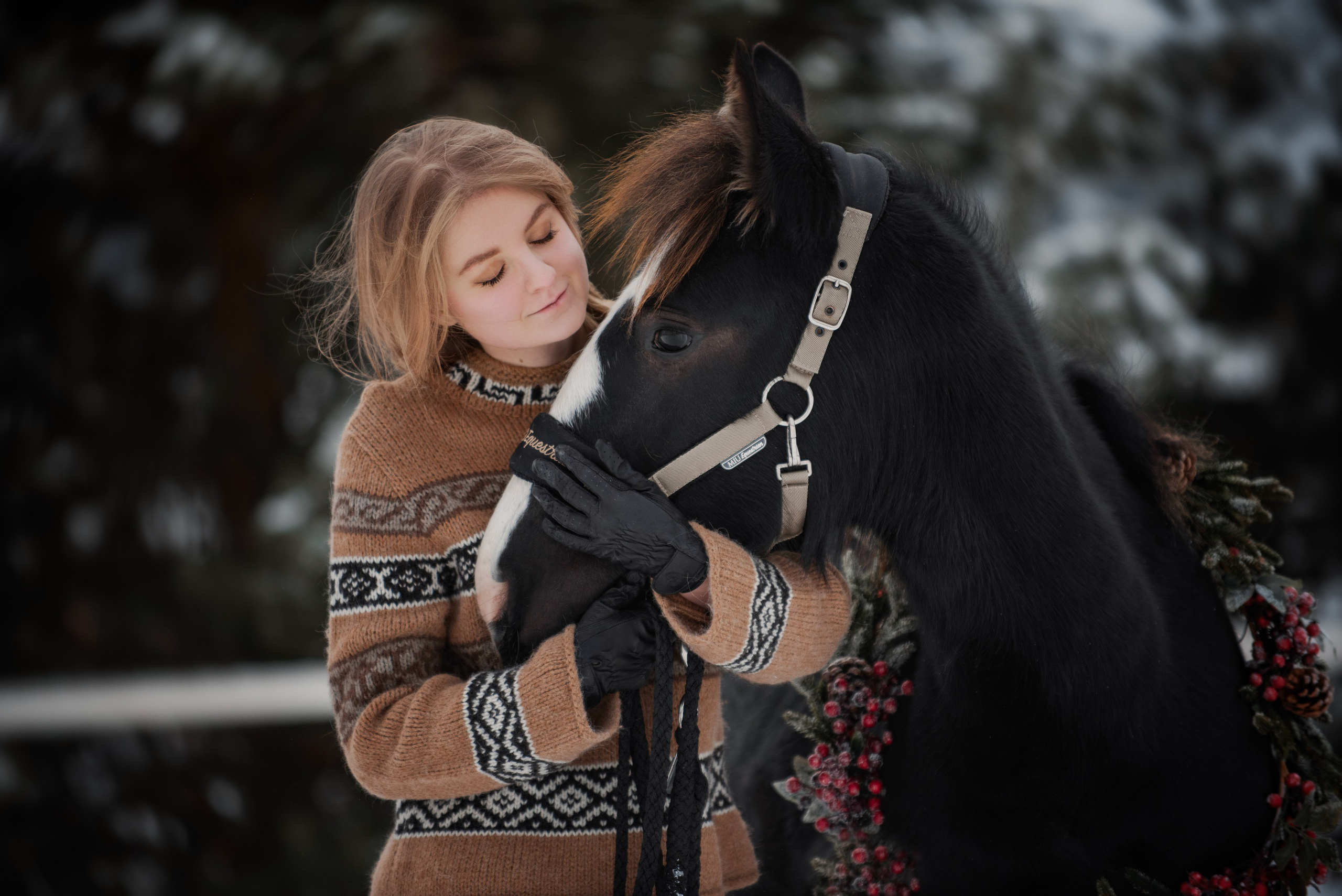 Зимний Настасьин табун. Куракина Дарья • Конный фотограф