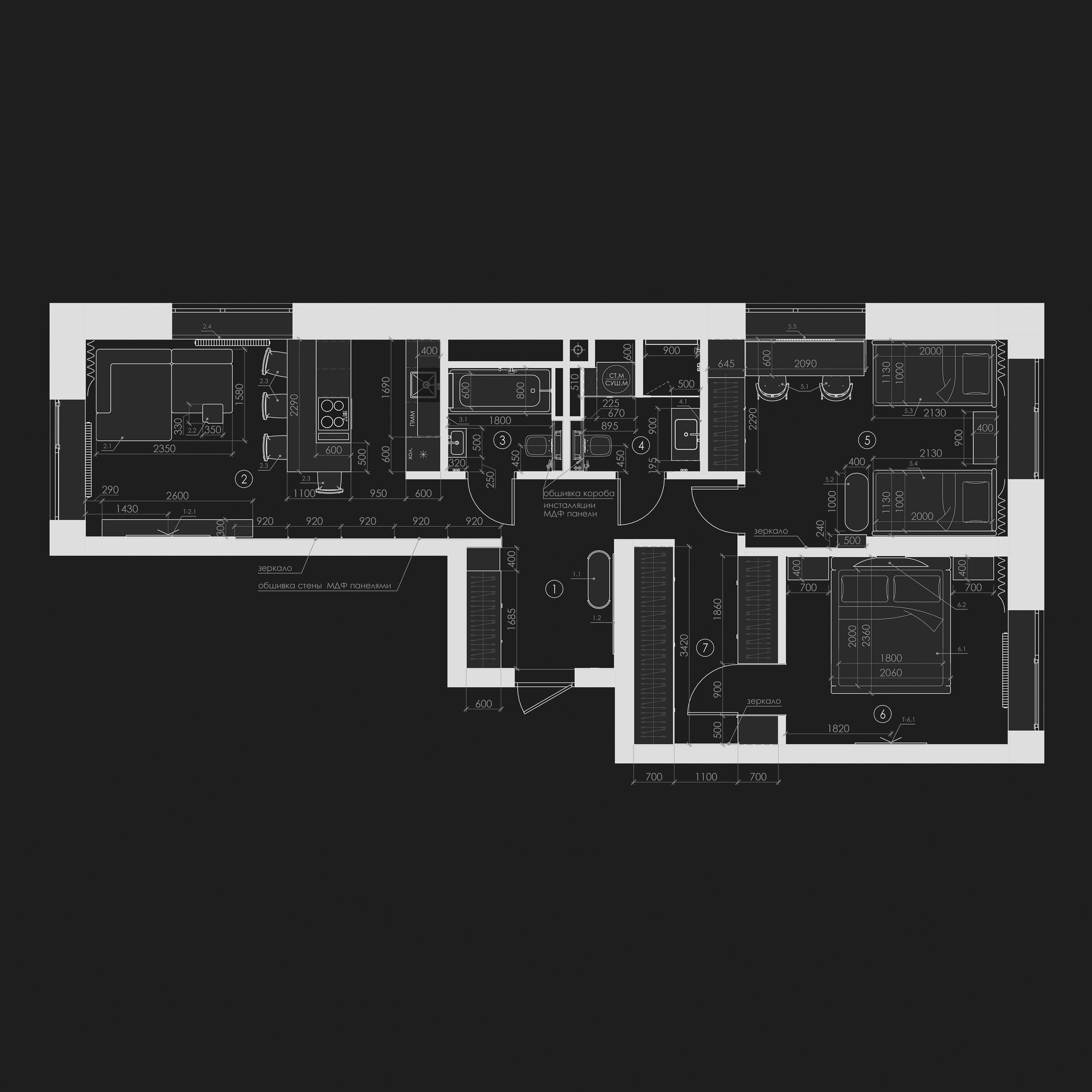 Планировка квартиры в Москве — цена и заказ | ABRISPRO
