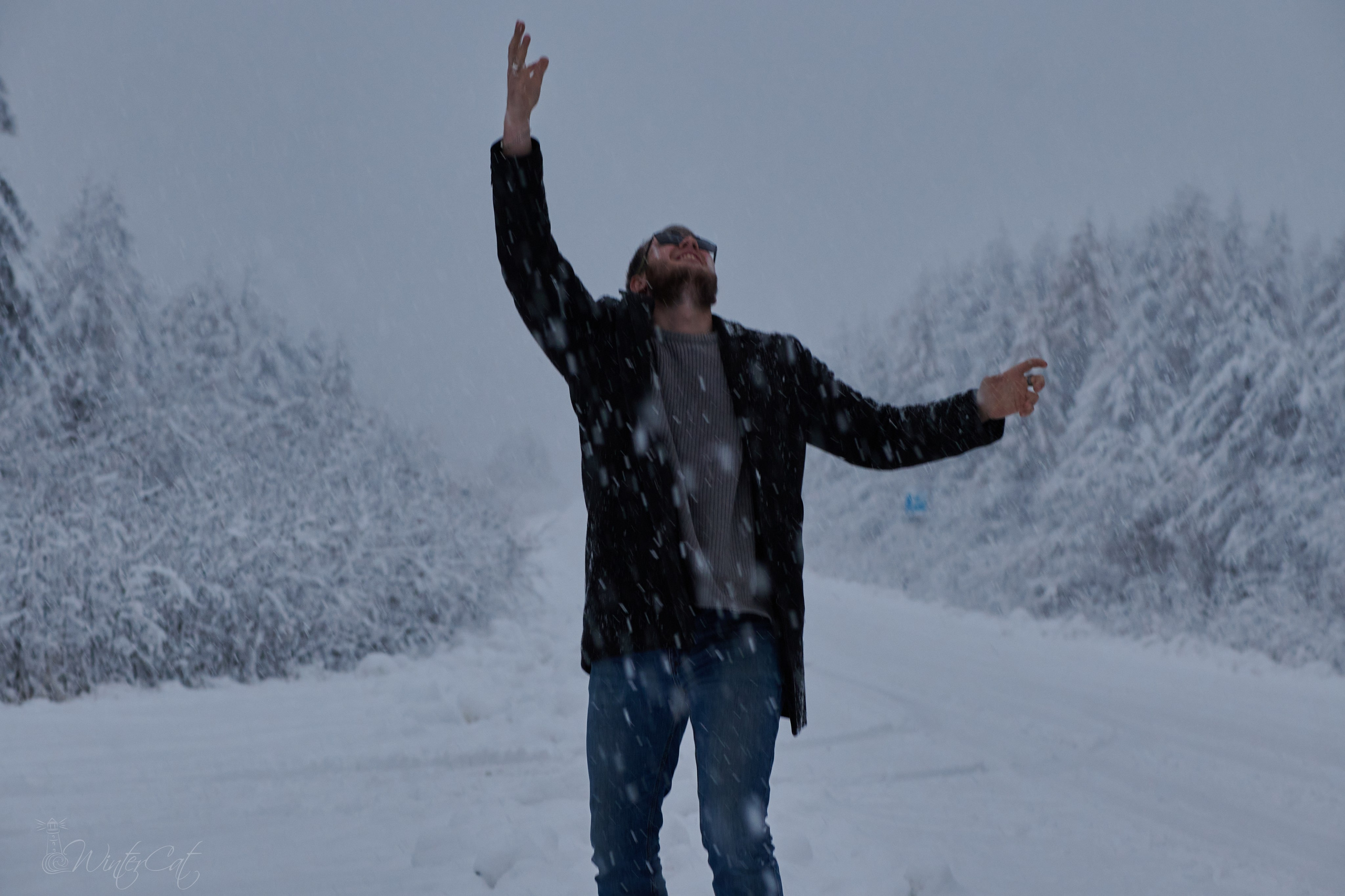 Женя и Снег. Портретный и репортажный фотограф в Магадане Андрей Нефедов WinterCatPhoto