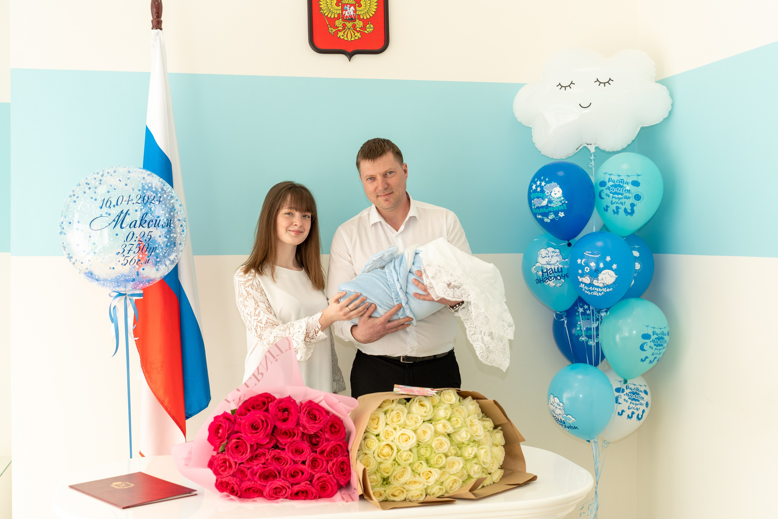 Выписка из роддома. Фотограф на Крещение и Венчание в Туле, детский и семейный фотограф