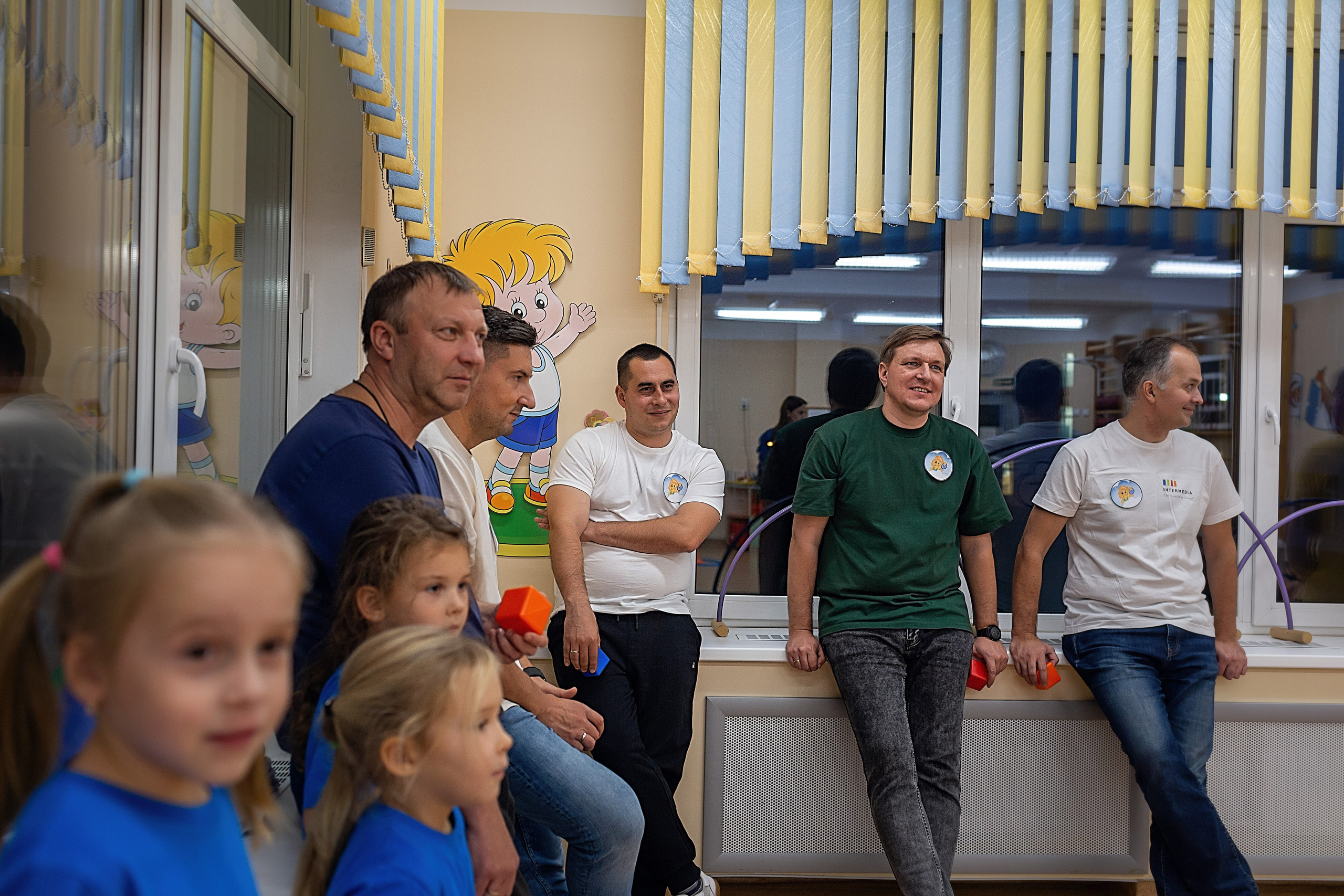 День пап в детском саду_2024. Семейный фотограф в Санкт-Петербурге