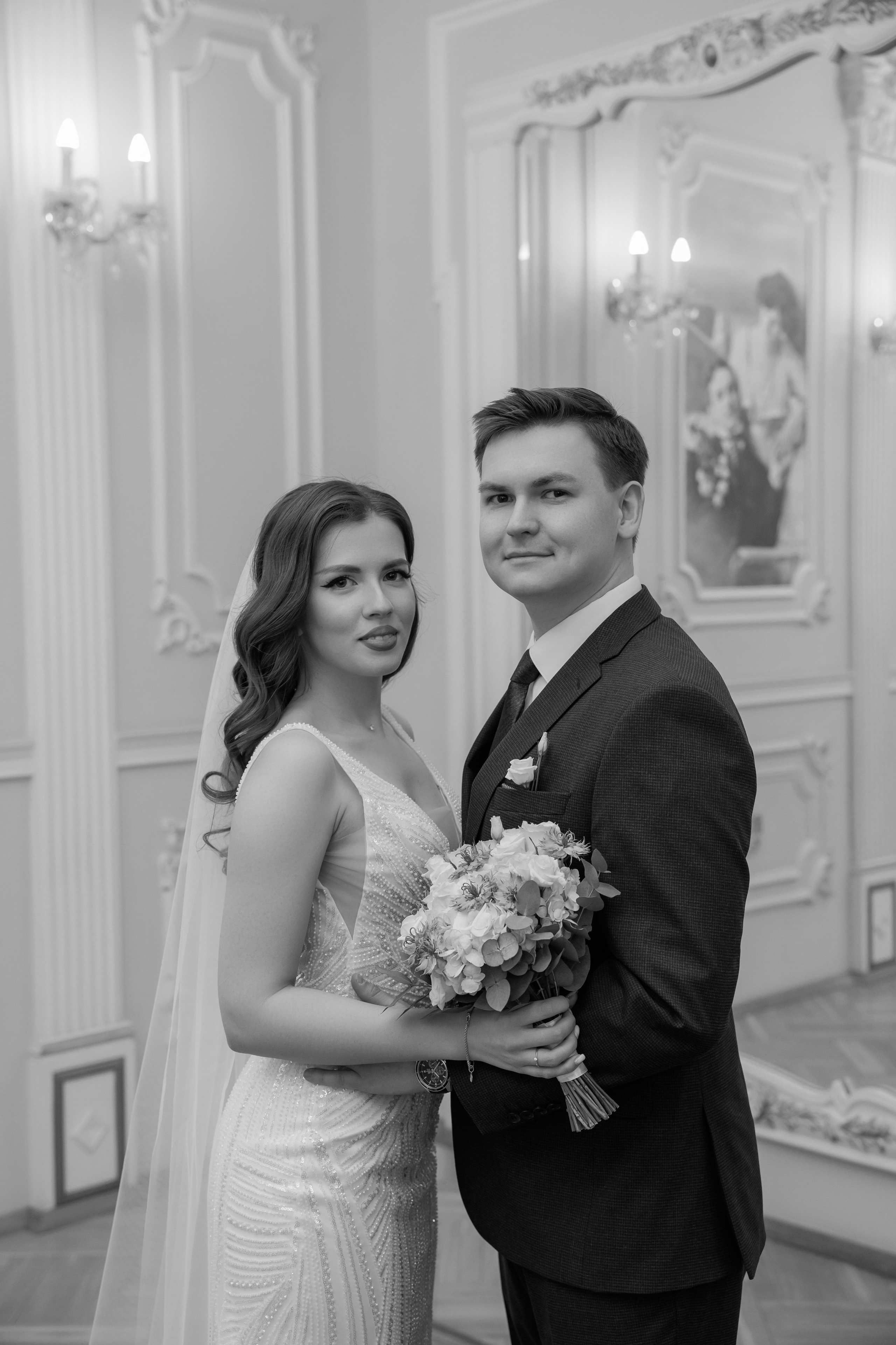 Даша и Дима, Грибоедовский ЗАГС. Свадебный и репортажный фотограф (Москва, Королев и другие)