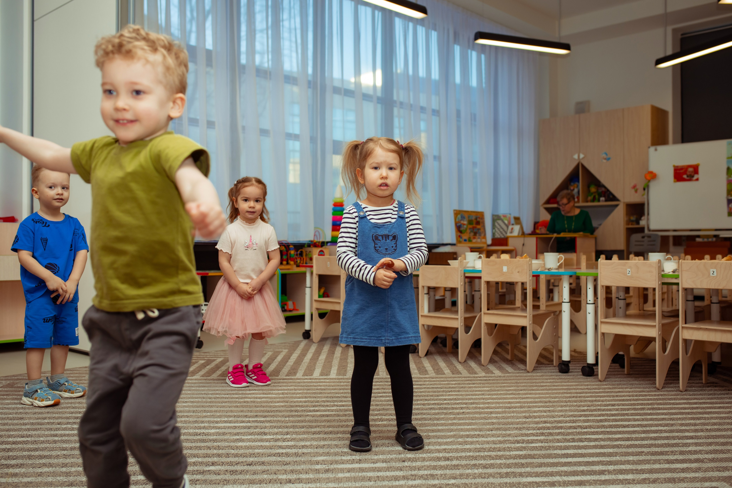 Праздник весны в детском саду. Семейный и детский фотограф в Москве Дорогова Екатерина