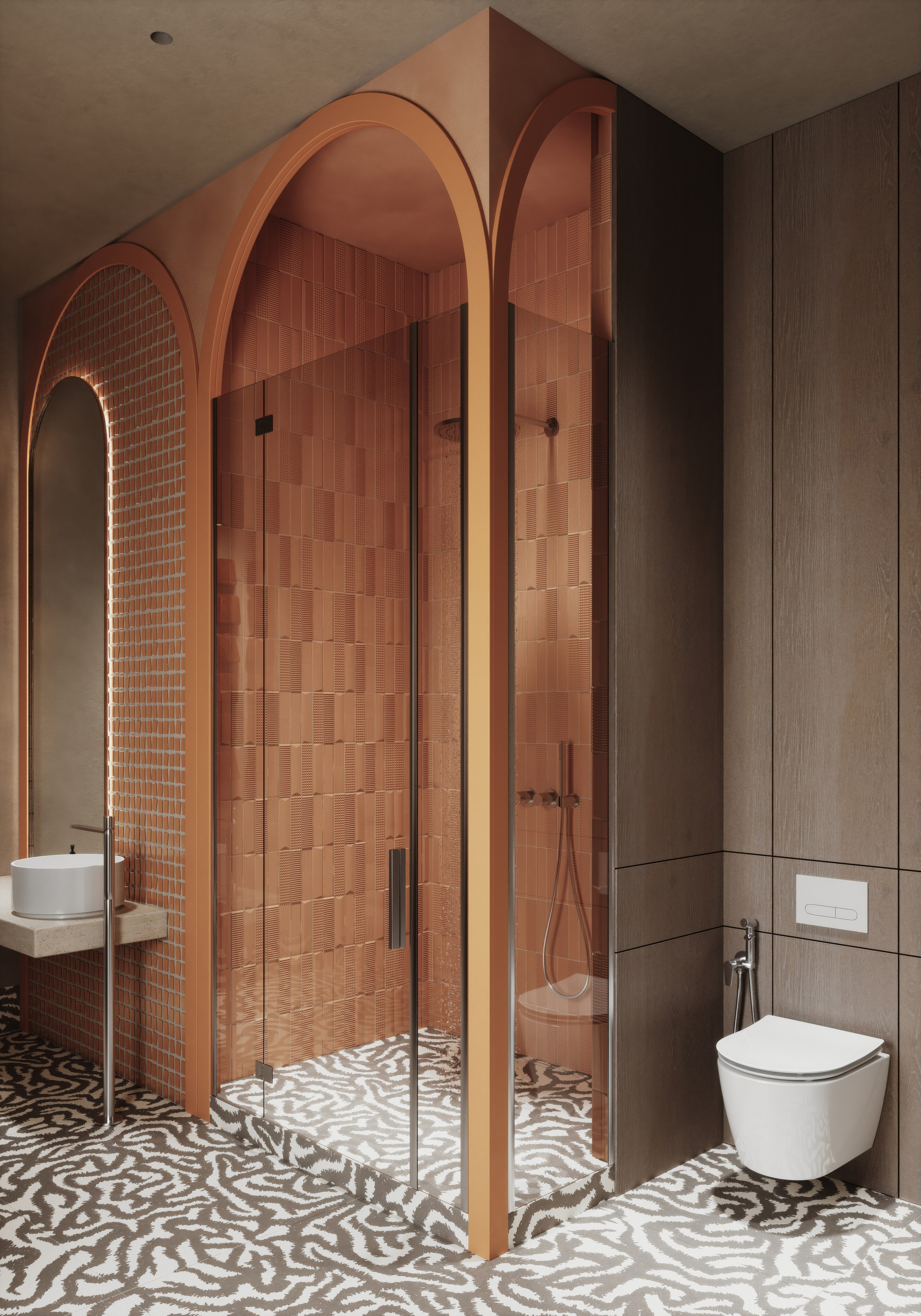 Country house Bathroom | Ashe Home. Середа Юлия | Визуализация