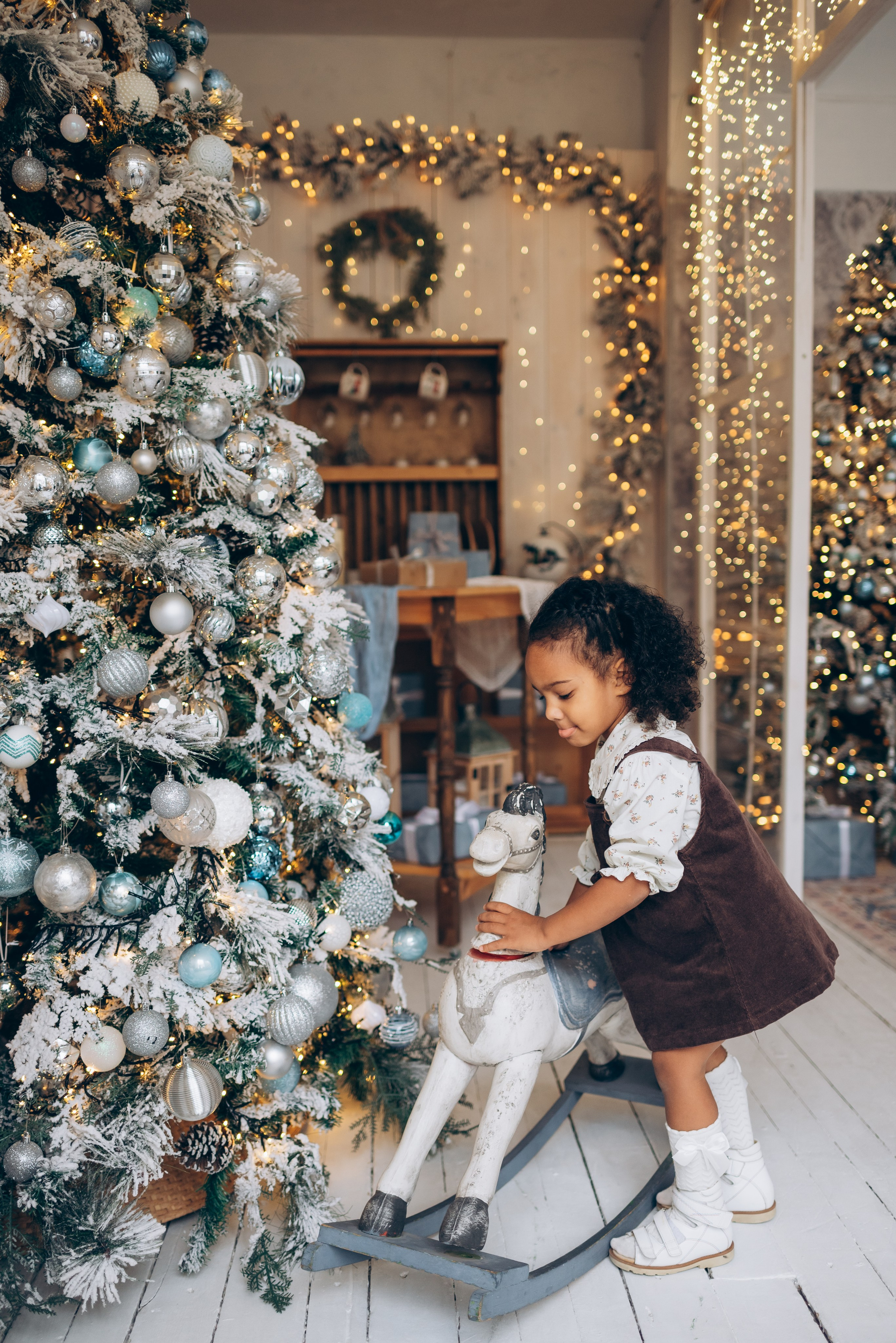 Новый год Наталья с дочкой. Семейный фотограф в Тюмени Ксения Мязитова